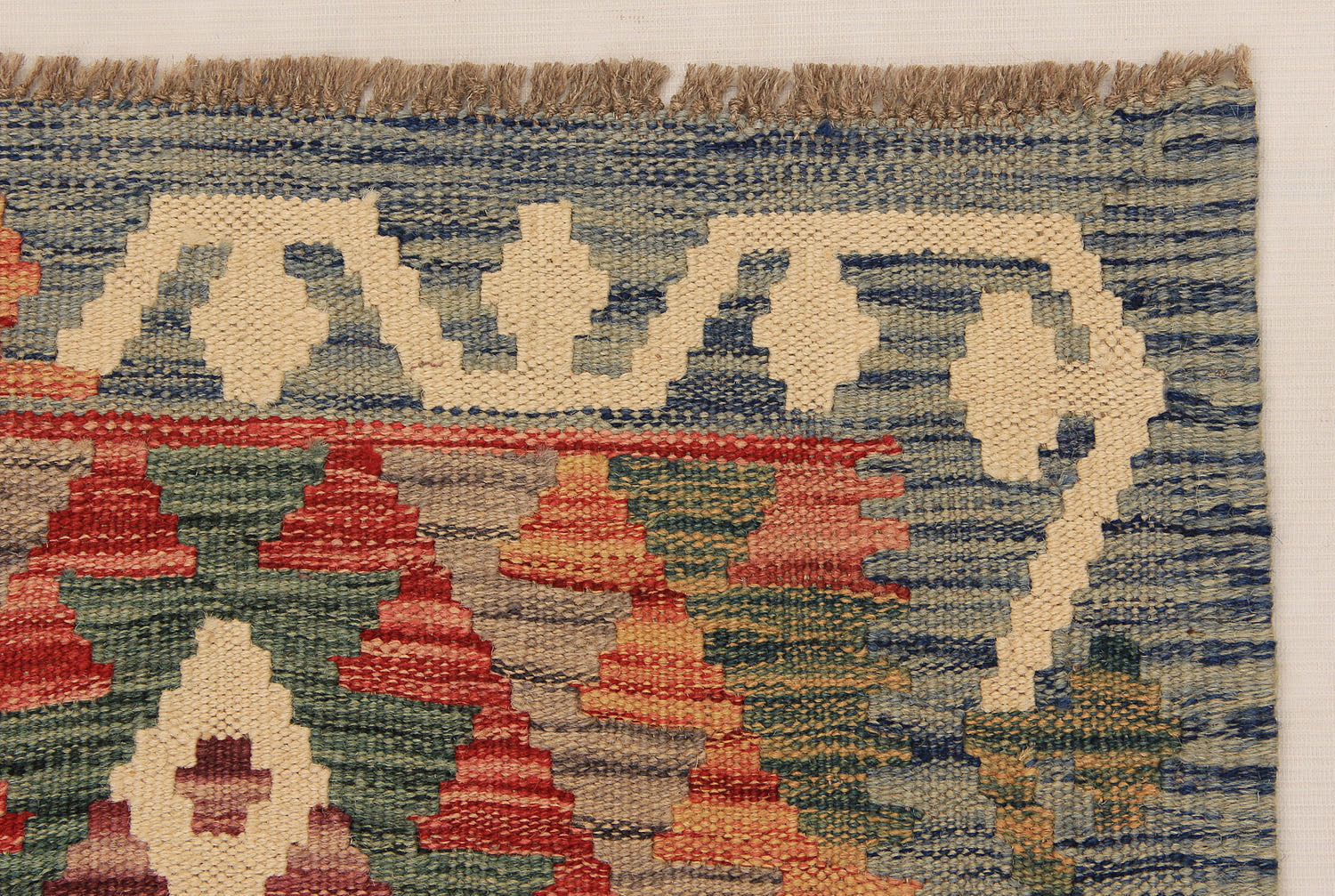 2' X 5' Multy Handmade Veggie Dye Kilim Rug Rectangular