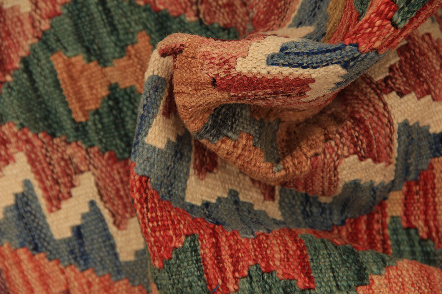 2' X 5' Multy Handmade Veggie Dye Kilim Rug Rectangular