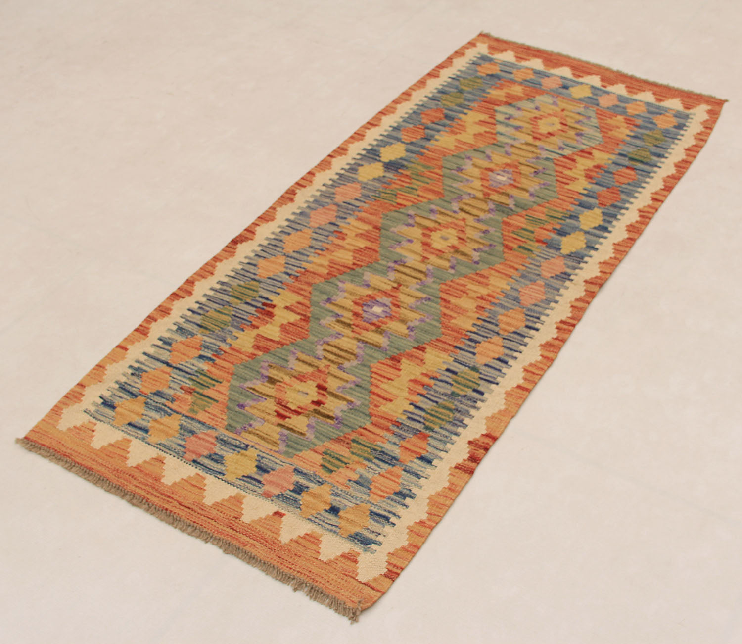 3' x 5' Multy Handmade Veggie Dye Kilim Rug Rectangular