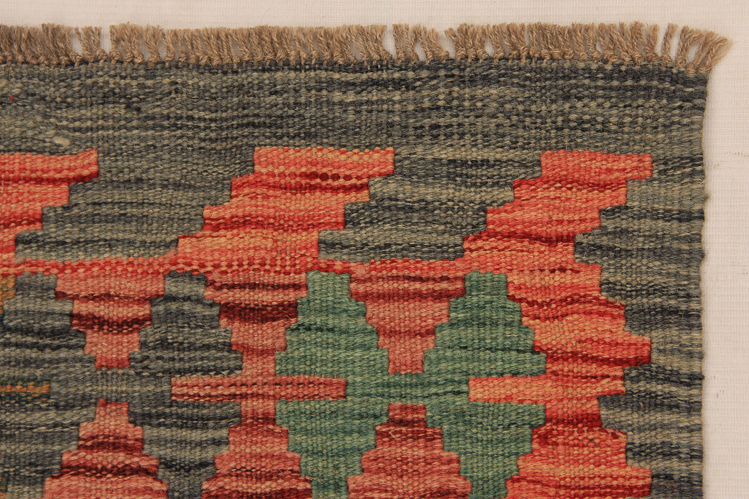 2' X 5' Multy Handmade Veggie Dye Kilim Rug Rectangular