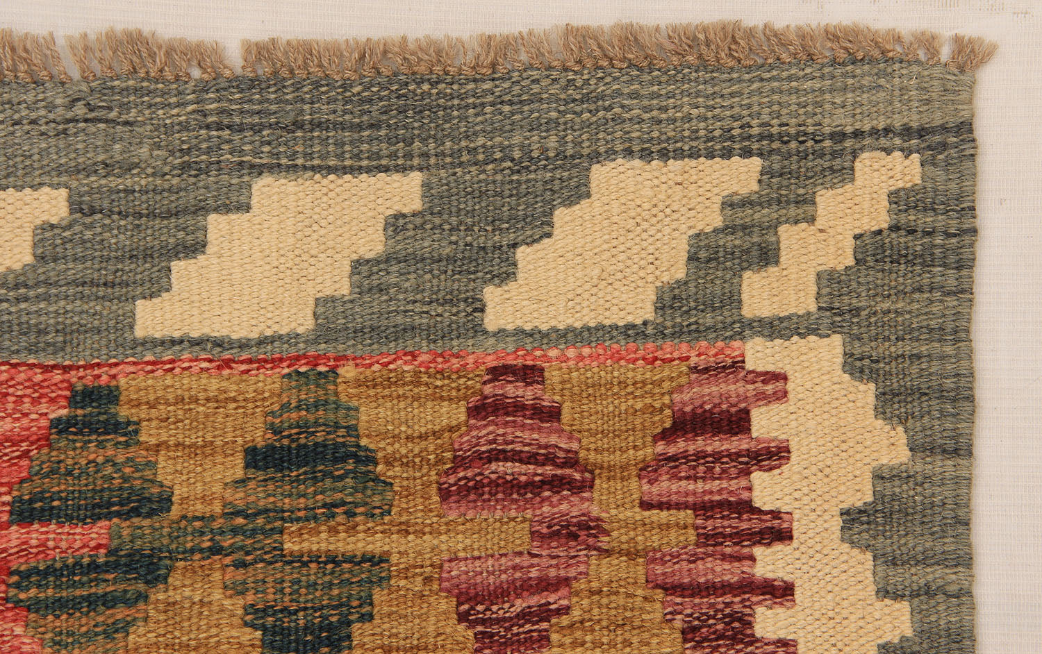 2' X 5' Multy Handmade Veggie Dye Kilim Rug Rectangular