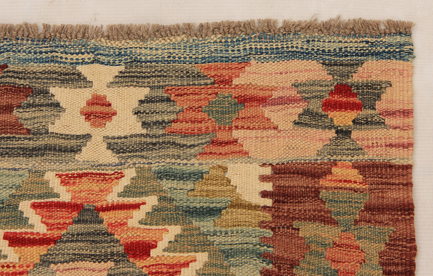 2' X 5' Multy Handmade Veggie Dye Kilim Rug Rectangular