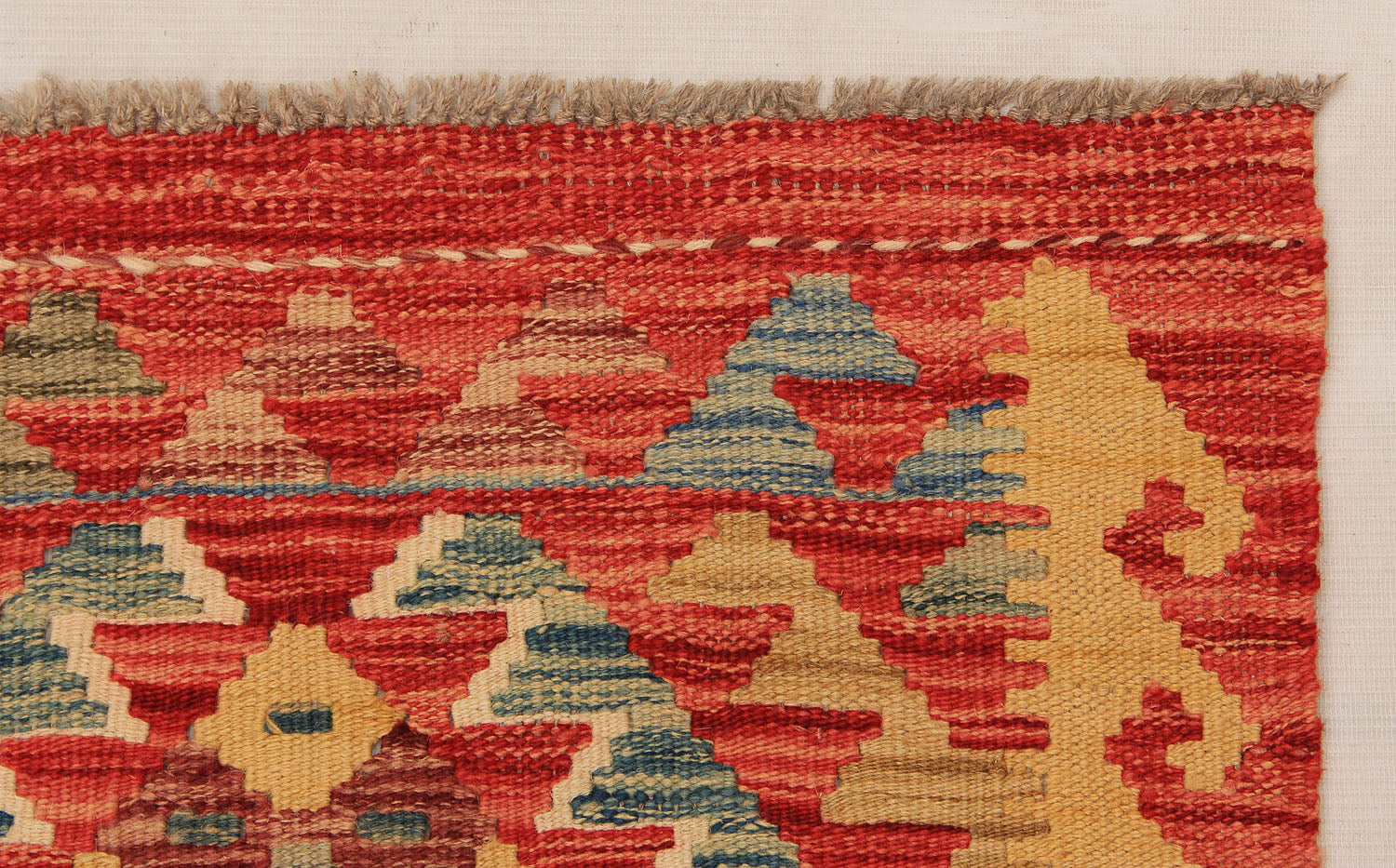 2' X 5' Multy Handmade Veggie Dye Kilim Rug Rectangular