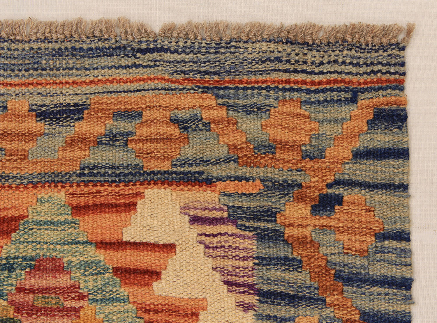 Multy Handmade Veggie Dye Kilim Rug Rectangular