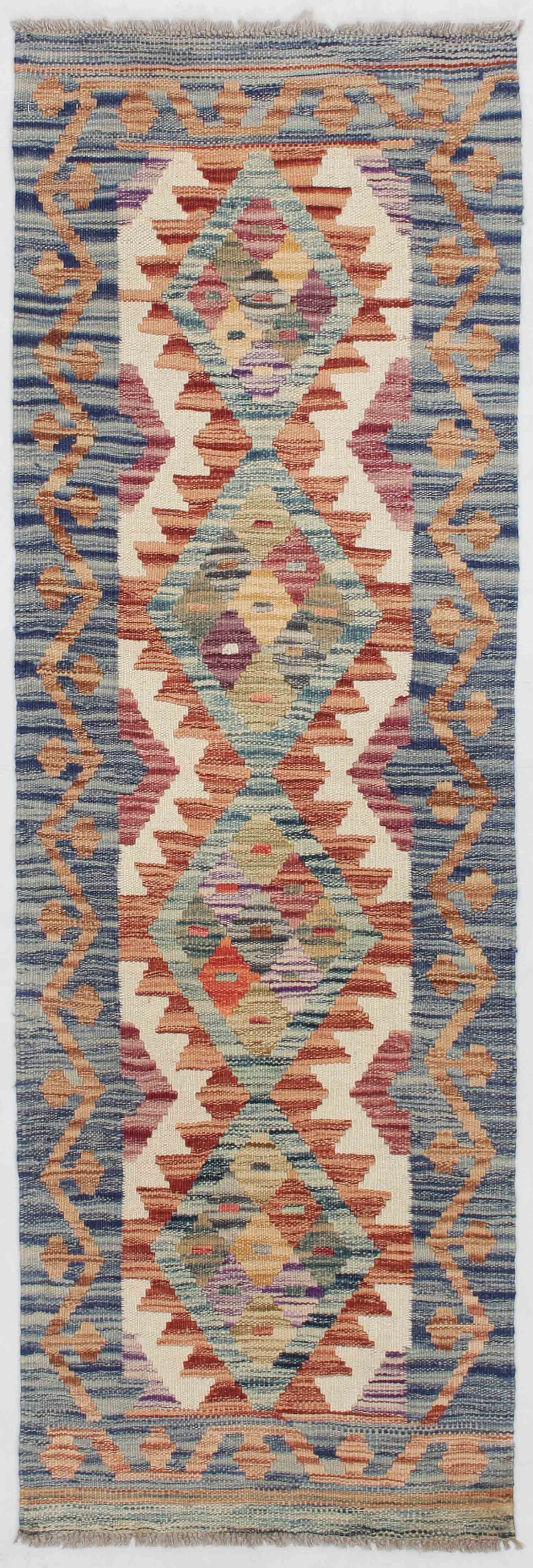 Multy Handmade Veggie Dye Kilim Rug Rectangular