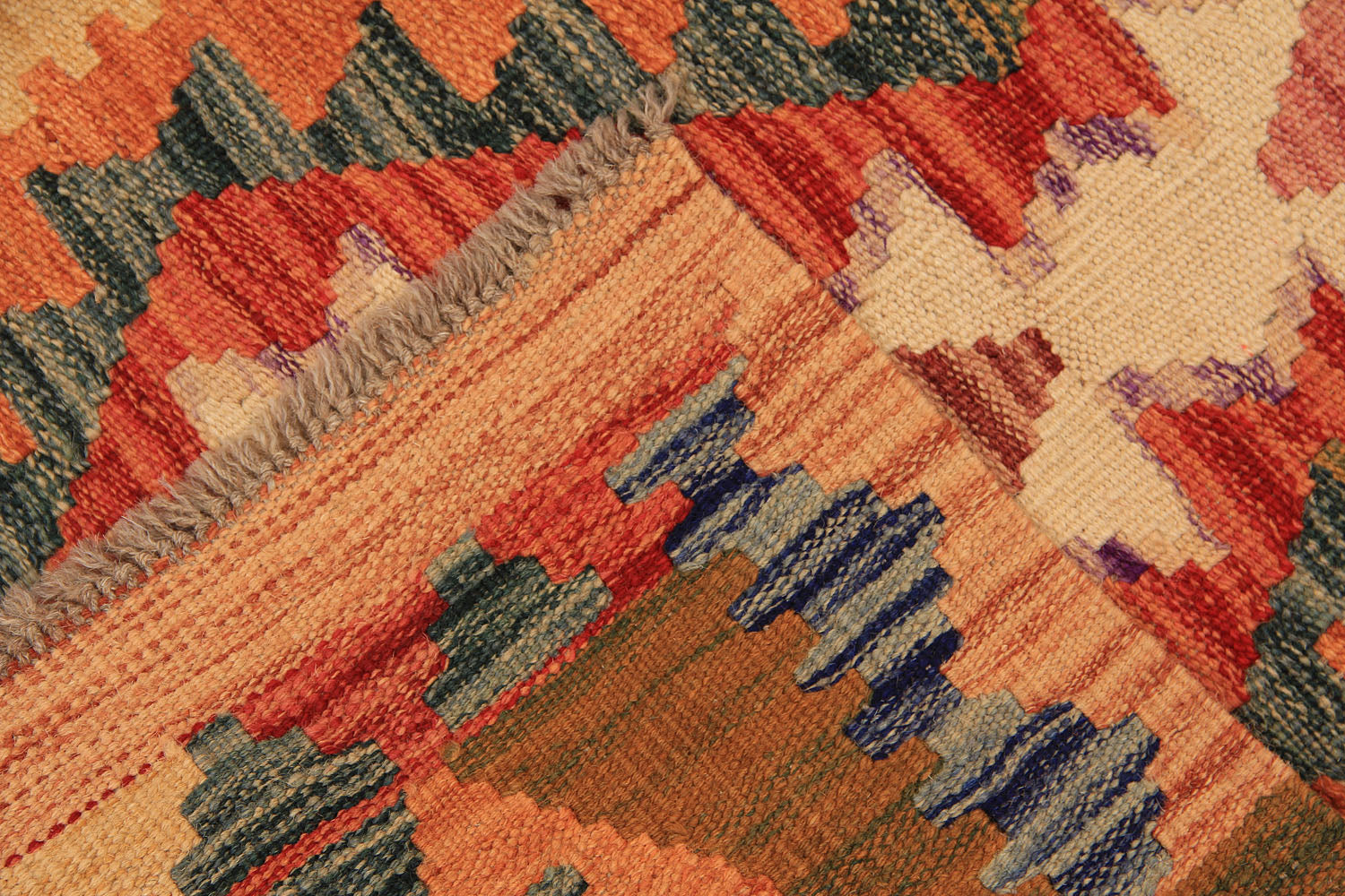 Multy Handmade Veggie Dye Kilim Rug Rectangular