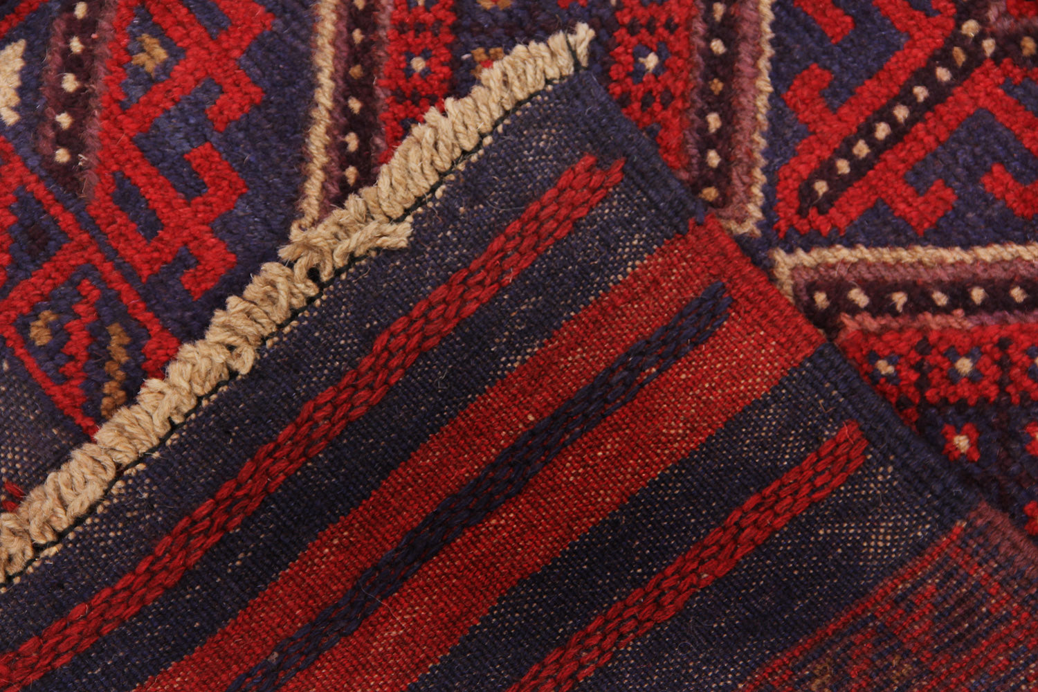 2' 6" X 9' Multy Handmade Mashwani Afghan Rug Runner