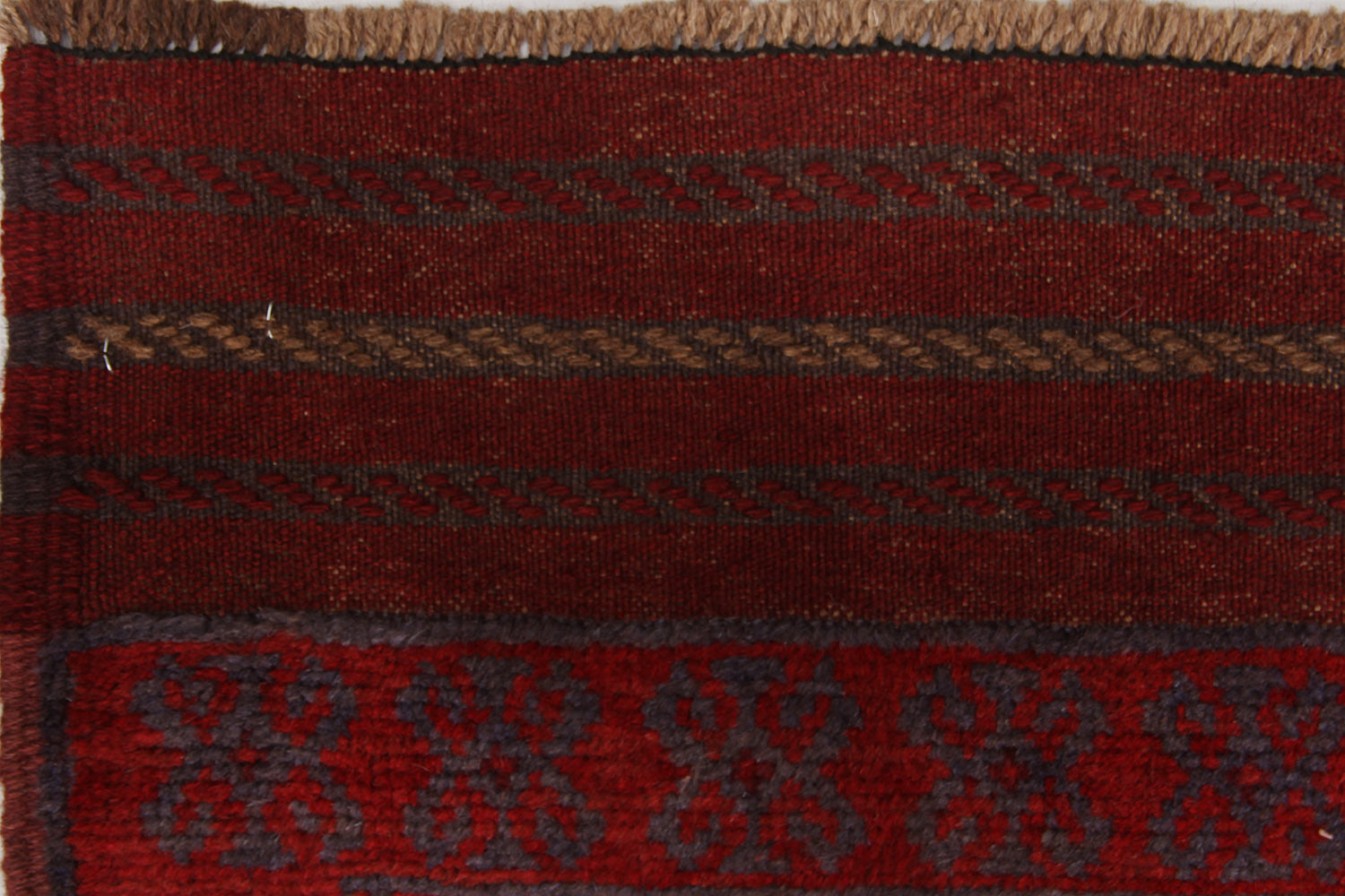 2' 6" x 8' Multy Handmade Mashwani Afghan Rug Runner