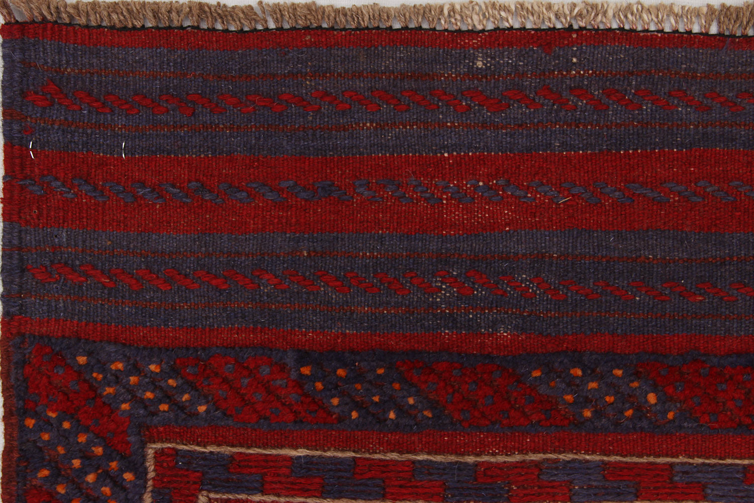 2' 6" x 8' Multy Handmade Mashwani Afghan Rug Runner