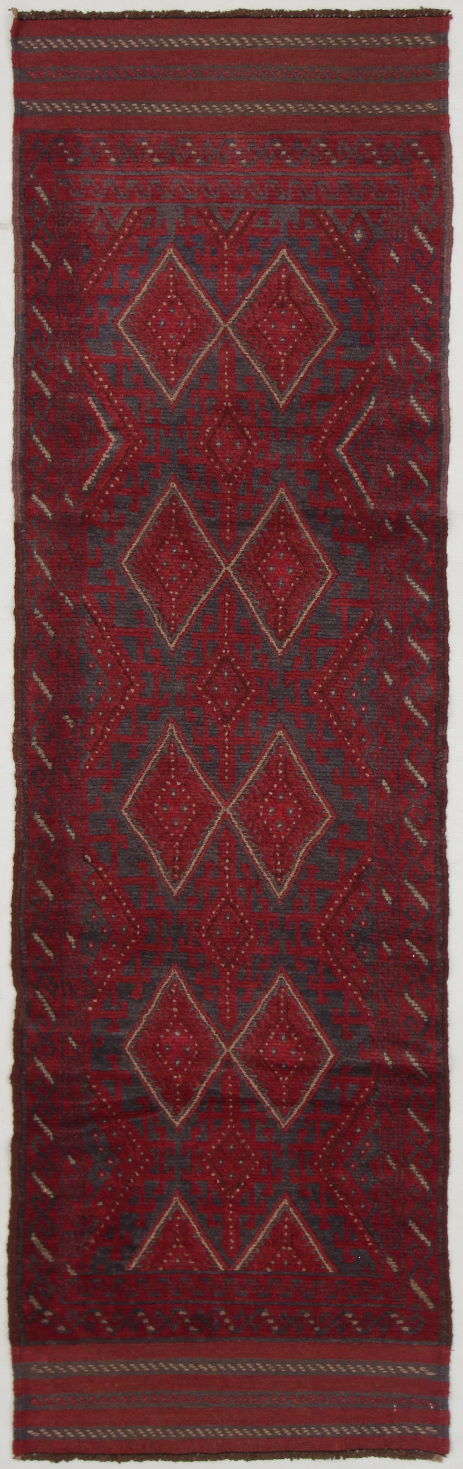 2' 6" x 8' Multy Handmade Mashwani Afghan Rug Runner