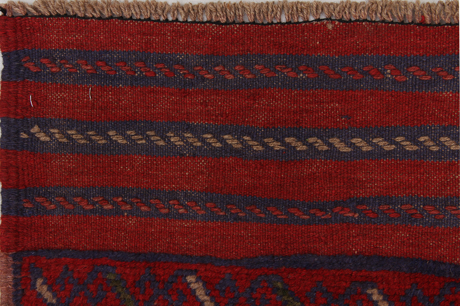 2' 6" x 8' Multy Handmade Mashwani Afghan Rug Runner