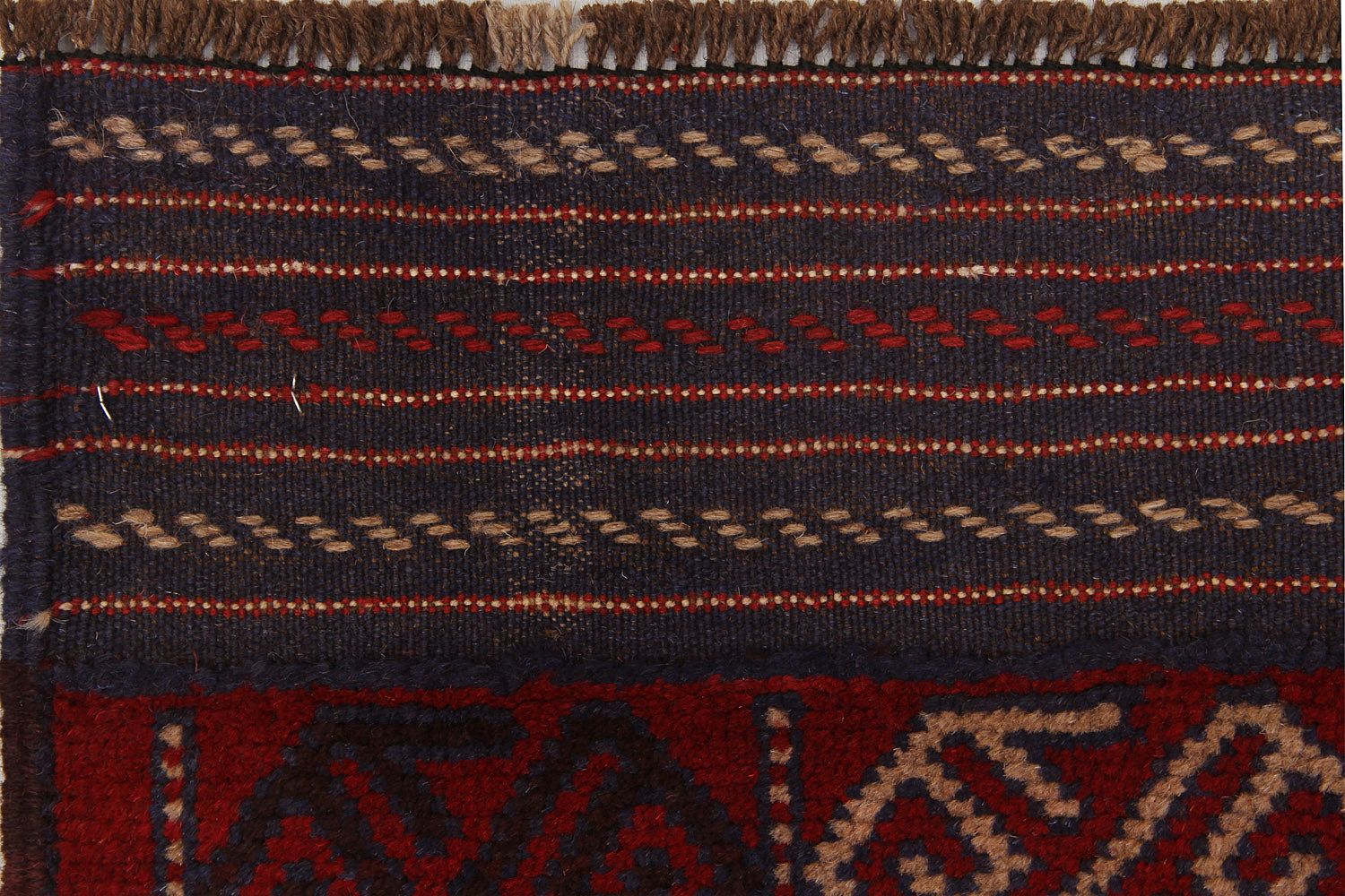 2' 6" x 8' Multy Handmade Mashwani Afghan Rug Runner