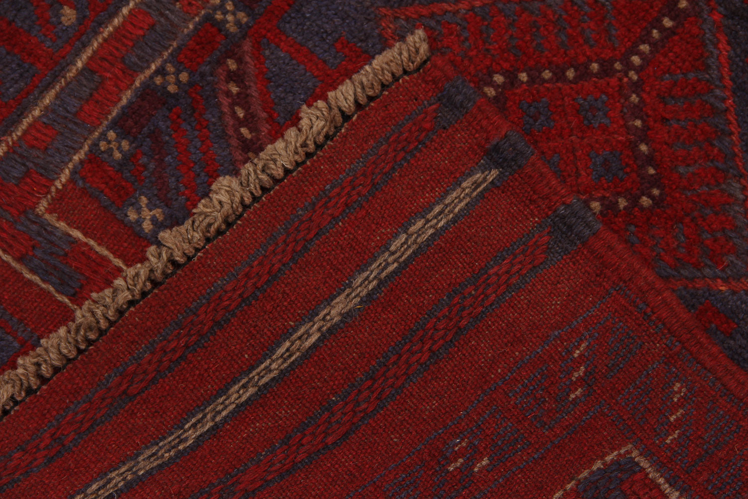 2' 6" x 8' Multy Handmade Mashwani Afghan Rug Runner