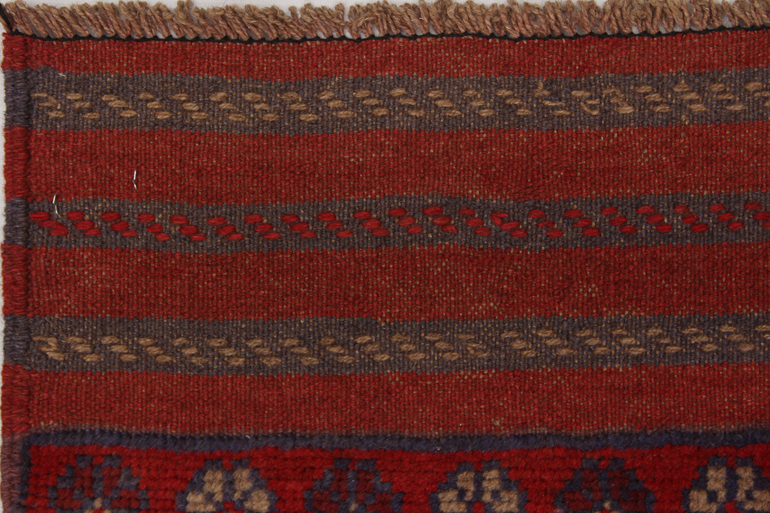 2' 6" x 8' Multy Handmade Mashwani Afghan Rug Runner