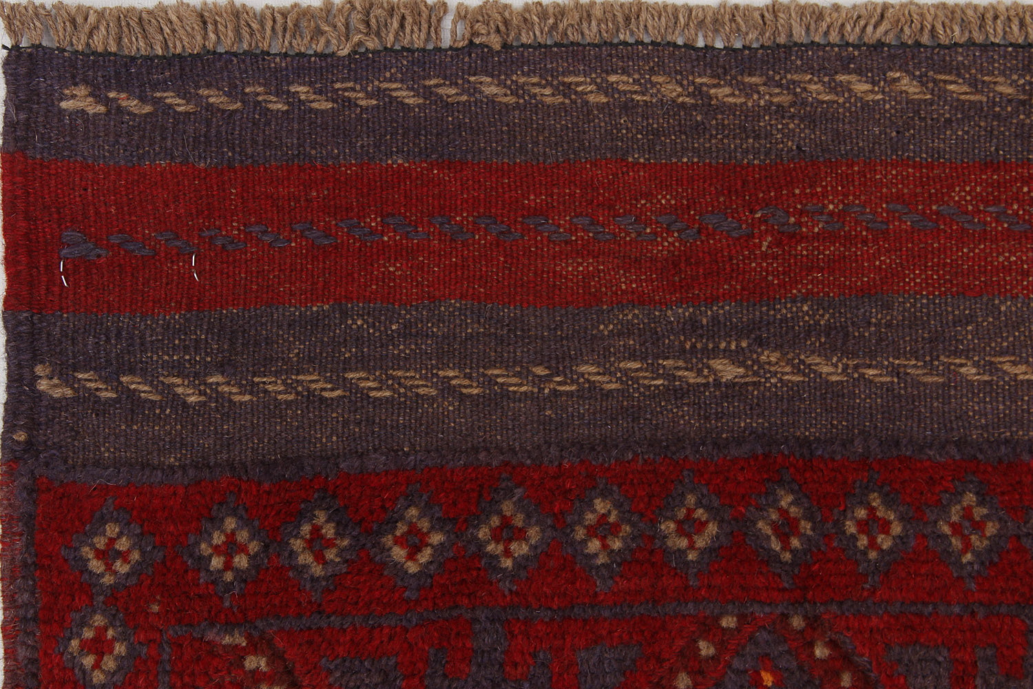 2' 6" x 8' Multy Handmade Mashwani Afghan Rug Runner