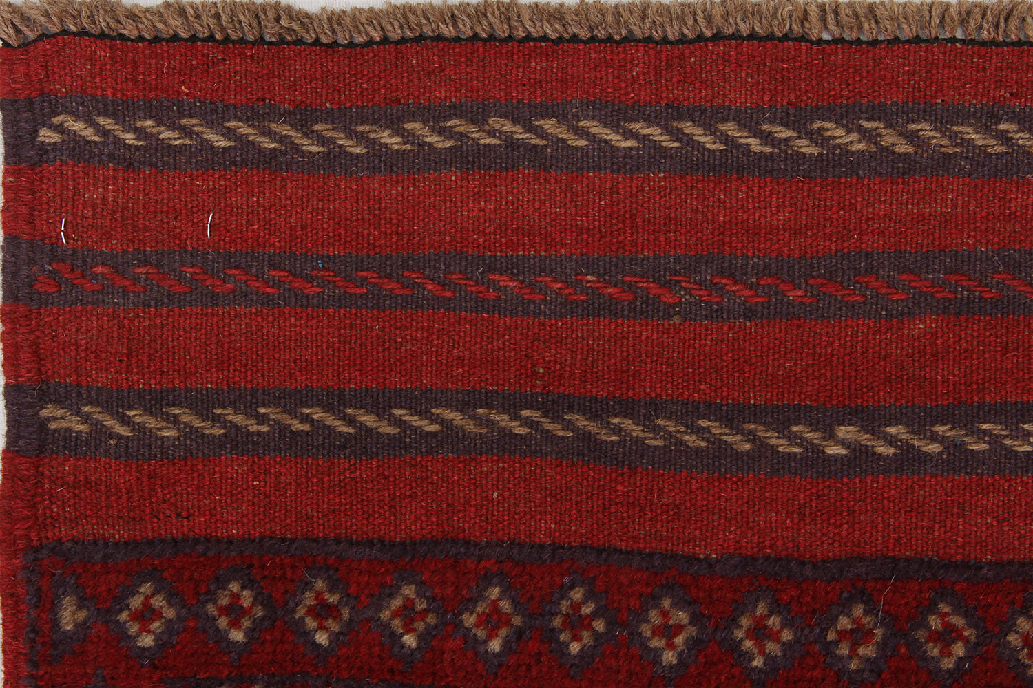 2' 6" x 8' Multy Handmade Mashwani Afghan Rug Runner