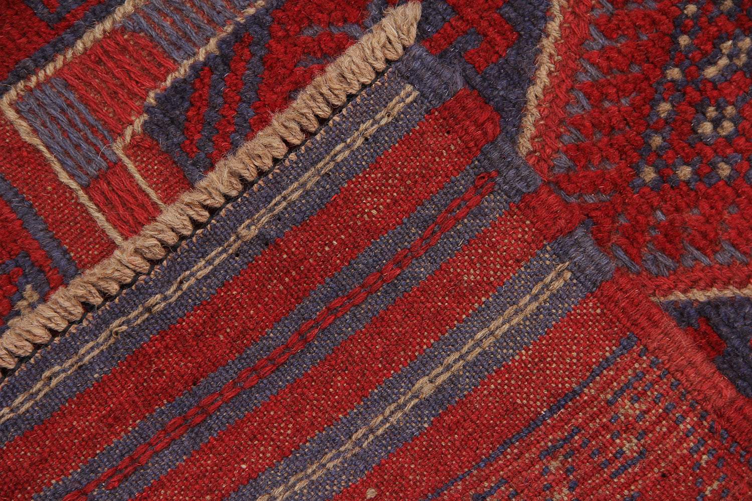 Multy Handmade Mashwani Afghan Rug Rectangular
