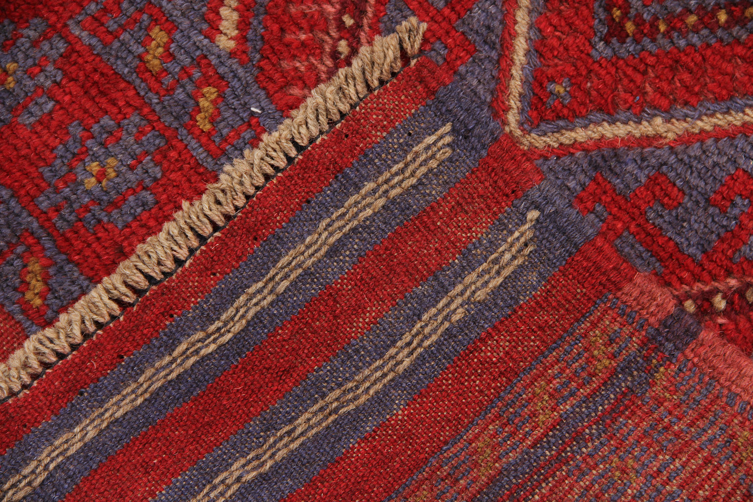 Multy Handmade Mashwani Afghan Rug Rectangular