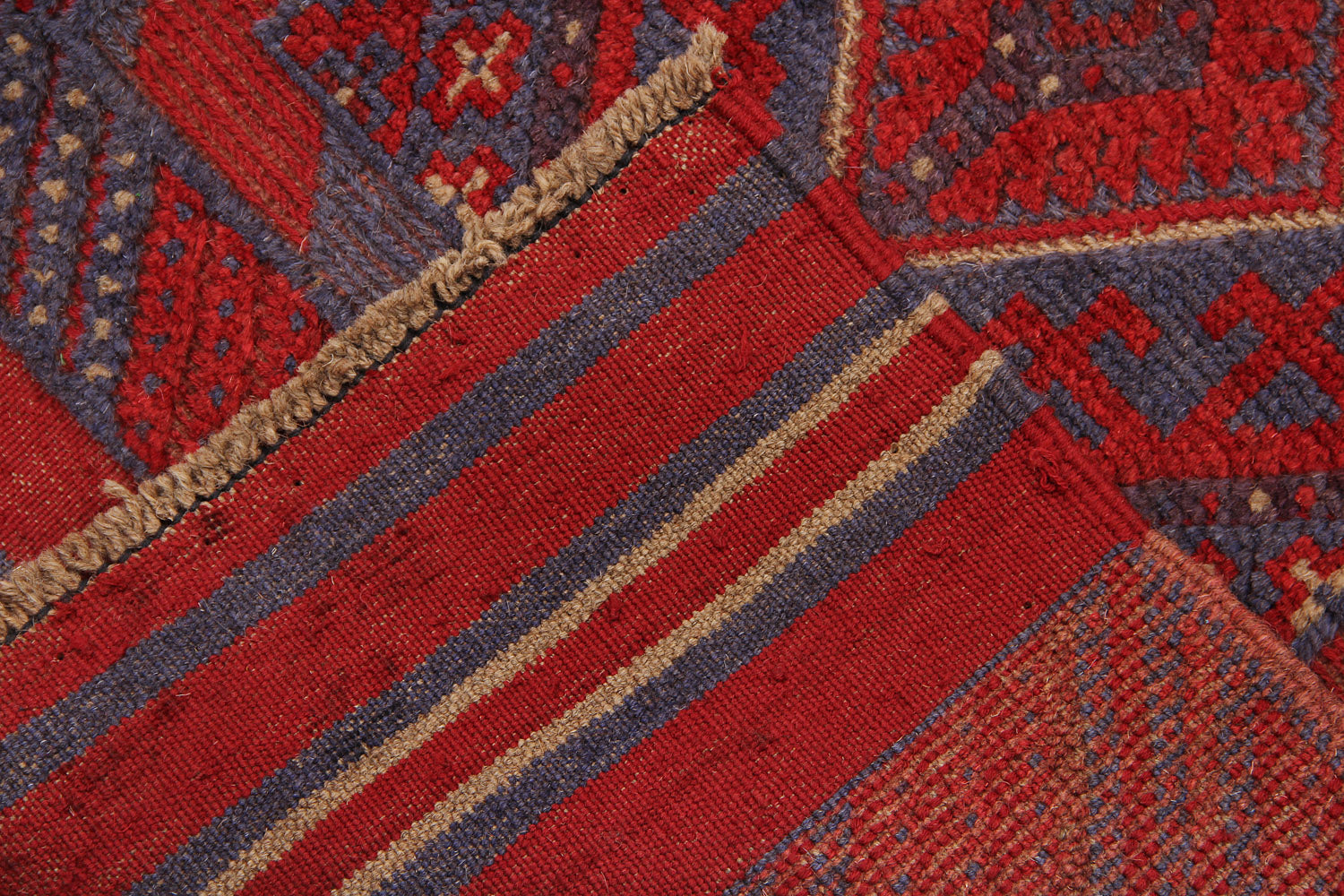 Multy Handmade Mashwani Afghan Rug Rectangular
