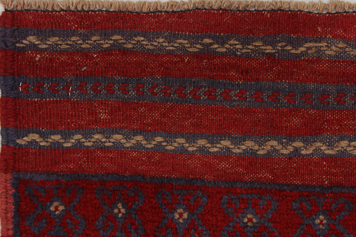 2' 6" x 8' Multy Handmade Mashwani Afghan Rug Runner