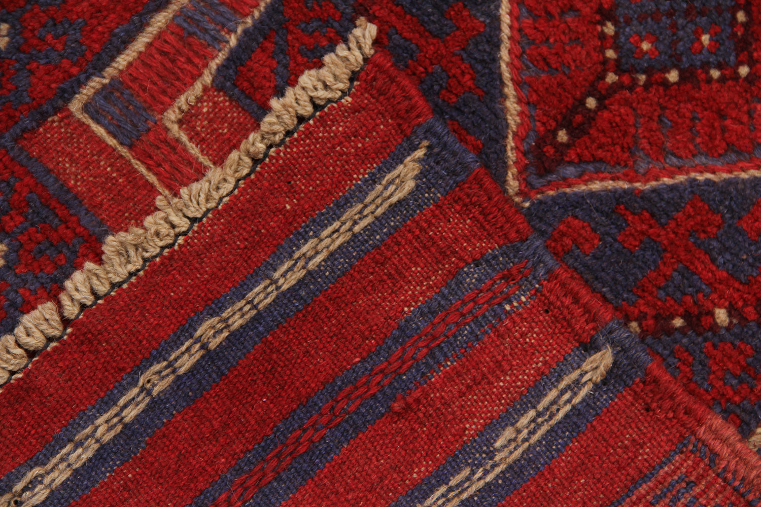 2' 6" x 8' Multy Handmade Mashwani Afghan Rug Runner