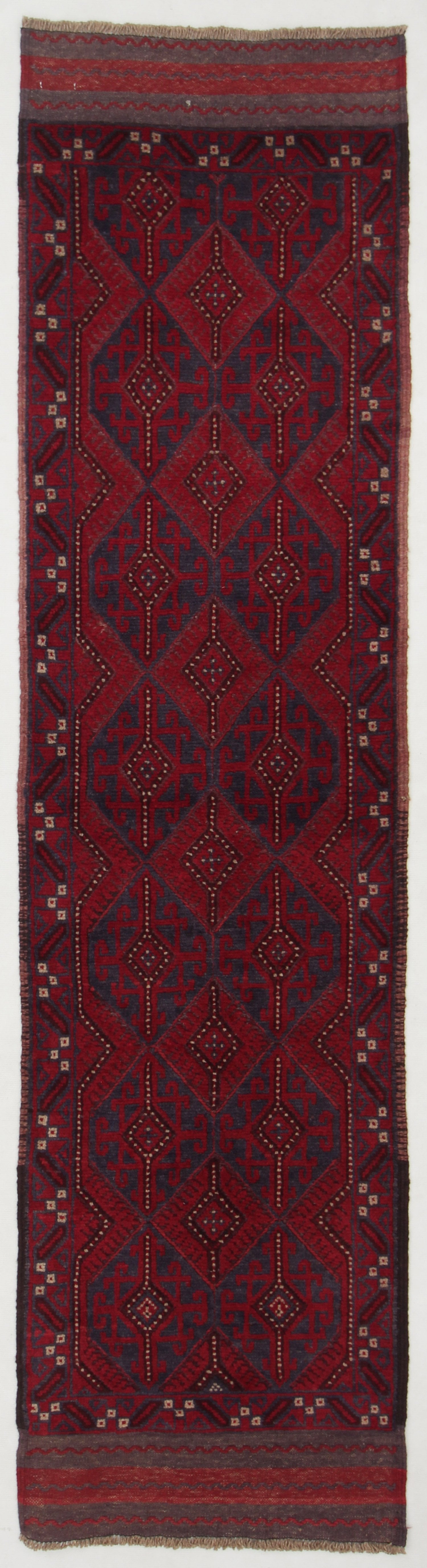 2' 6" x 8' Multy Handmade Mashwani Afghan Rug Runner