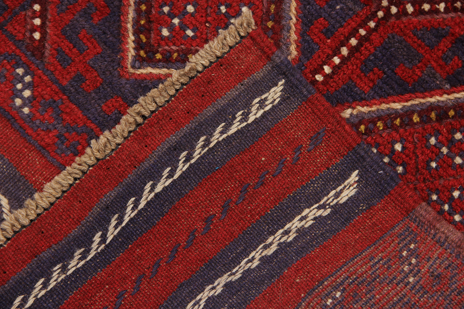 Multy Handmade Mashwani Afghan Rug Rectangular