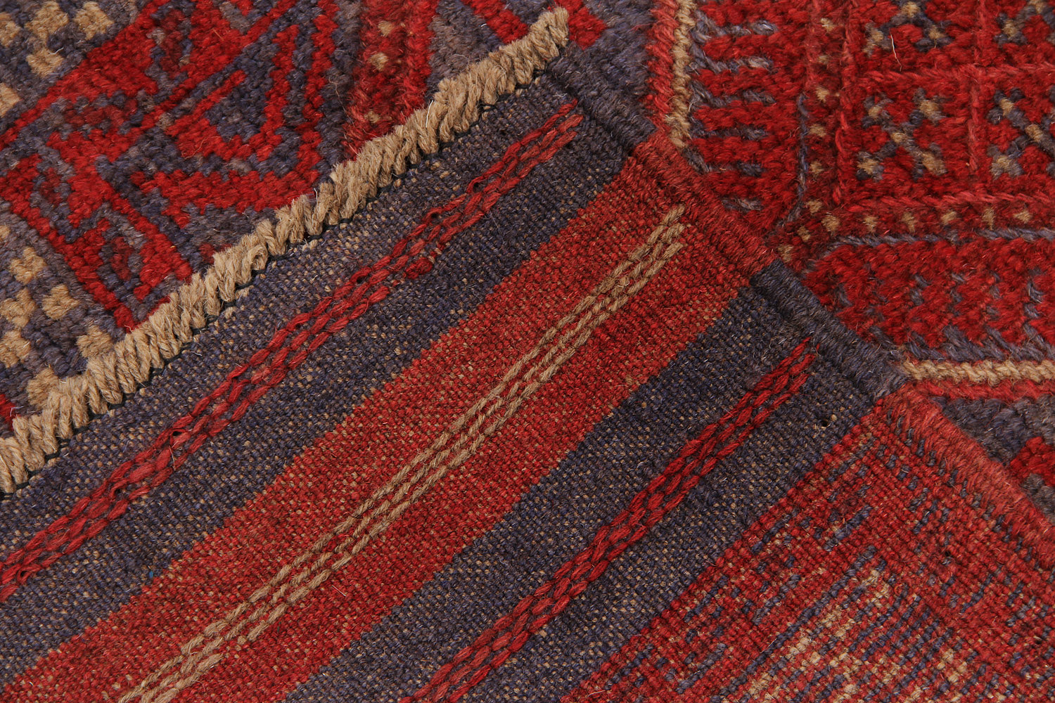 2' 6" x 8' Multy Handmade Mashwani Afghan Rug Runner