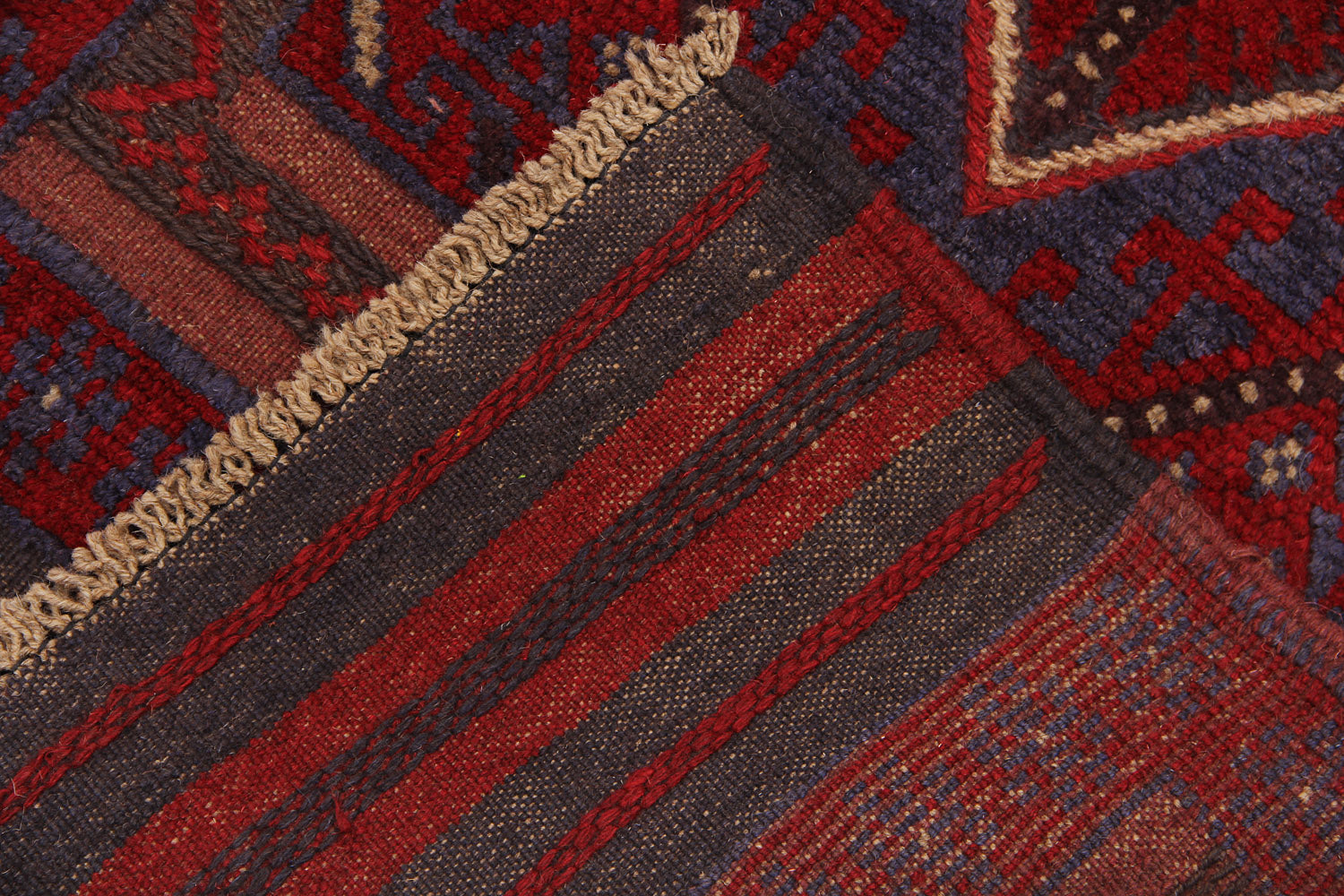 Multy Handmade Mashwani Afghan Rug Rectangular