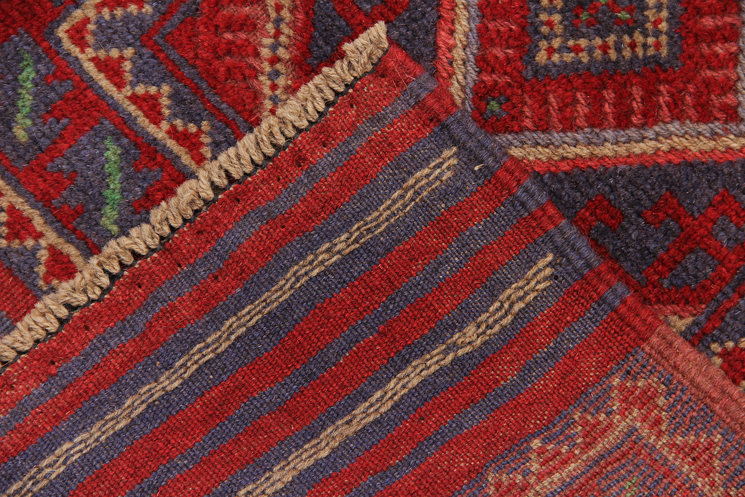 Multy Handmade Mashwani Afghan Rug Rectangular