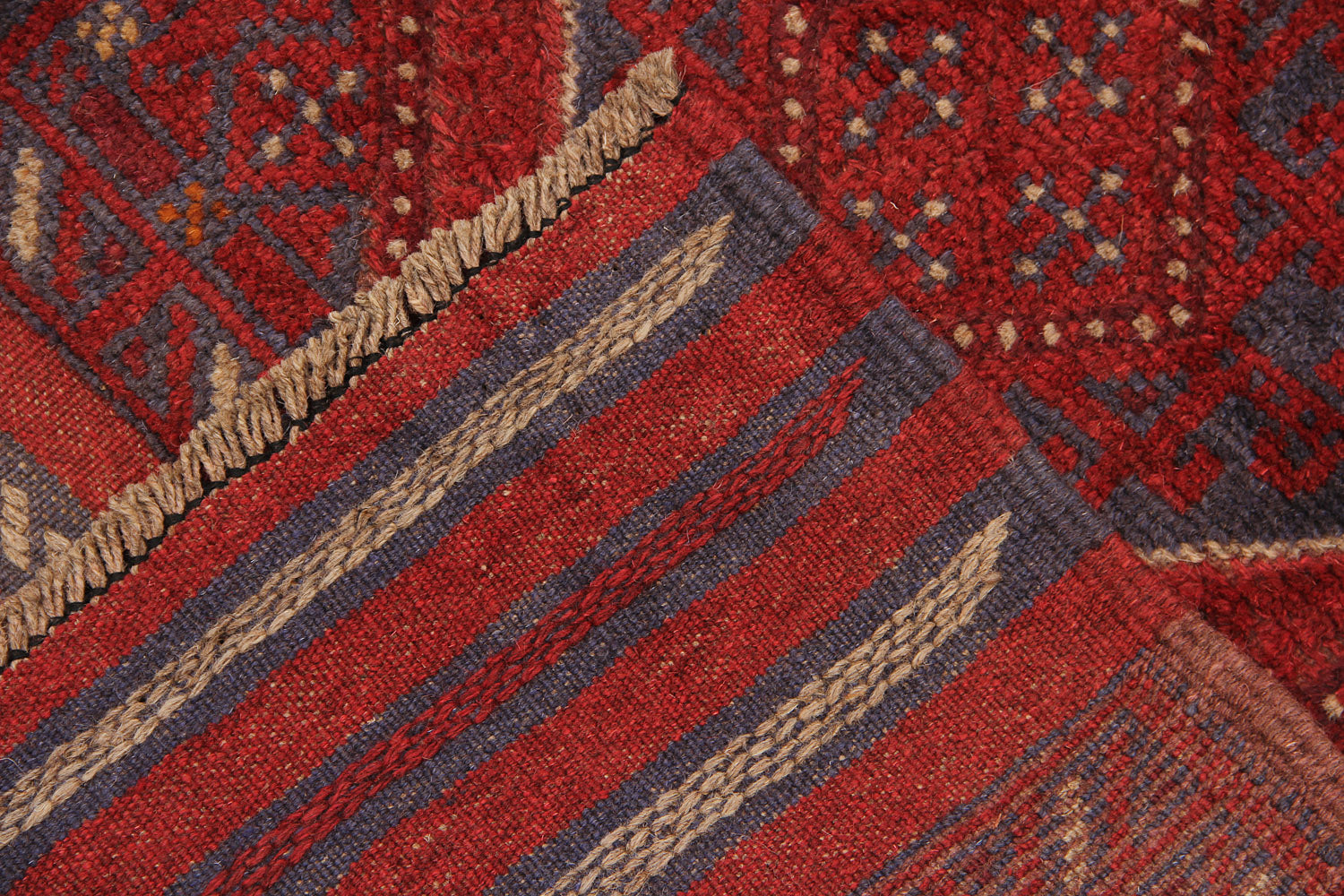 Multy Handmade Mashwani Afghan Rug Rectangular