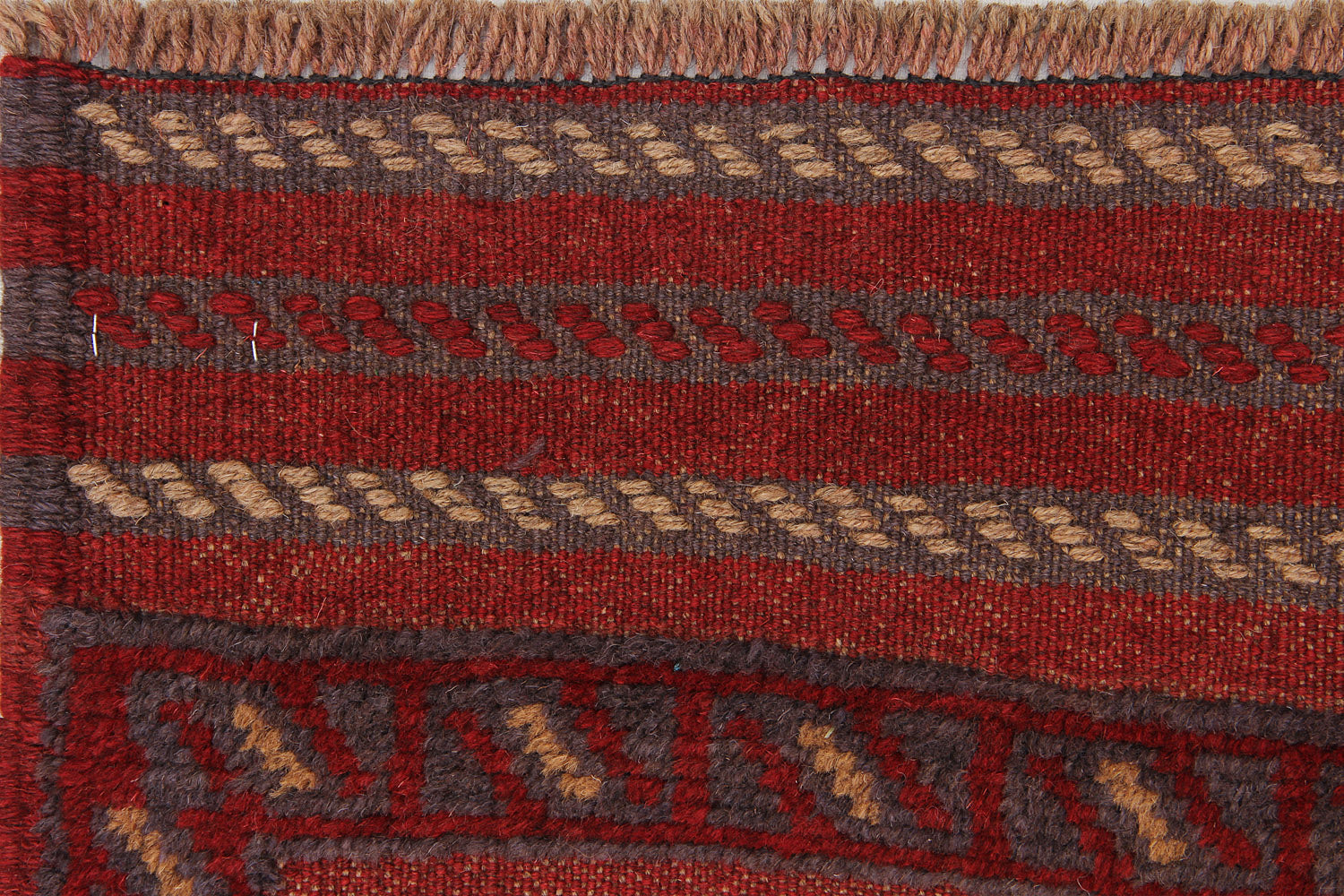 2' 6" x 8' Multy Handmade Mashwani Afghan Rug Runner