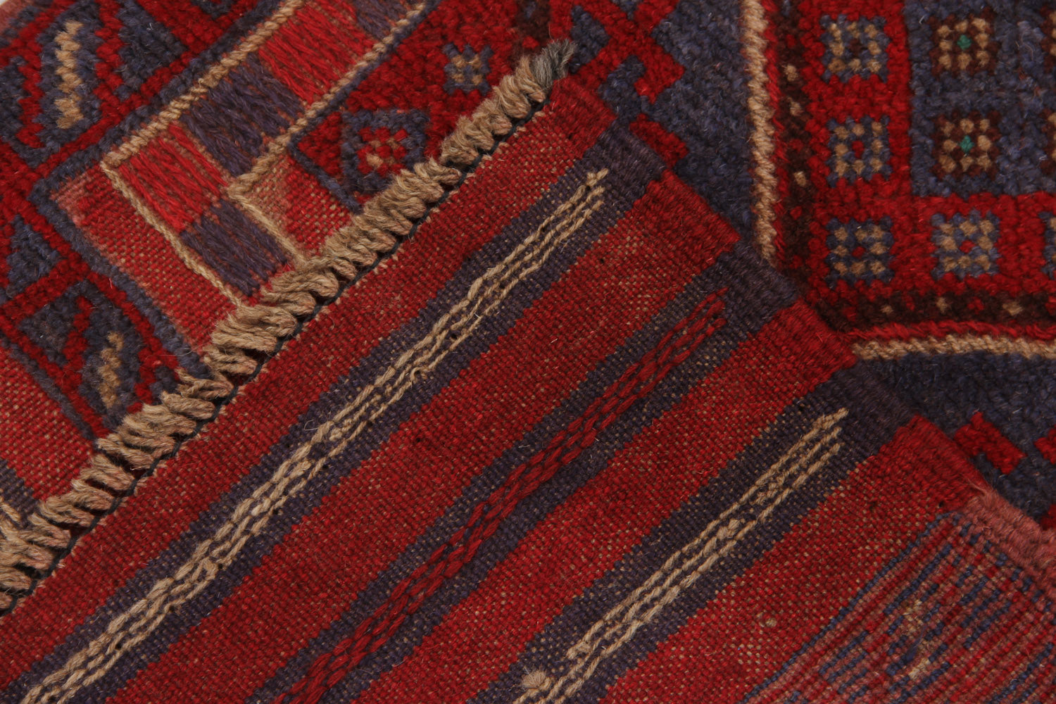 Multy Handmade Mashwani Afghan Rug Rectangular