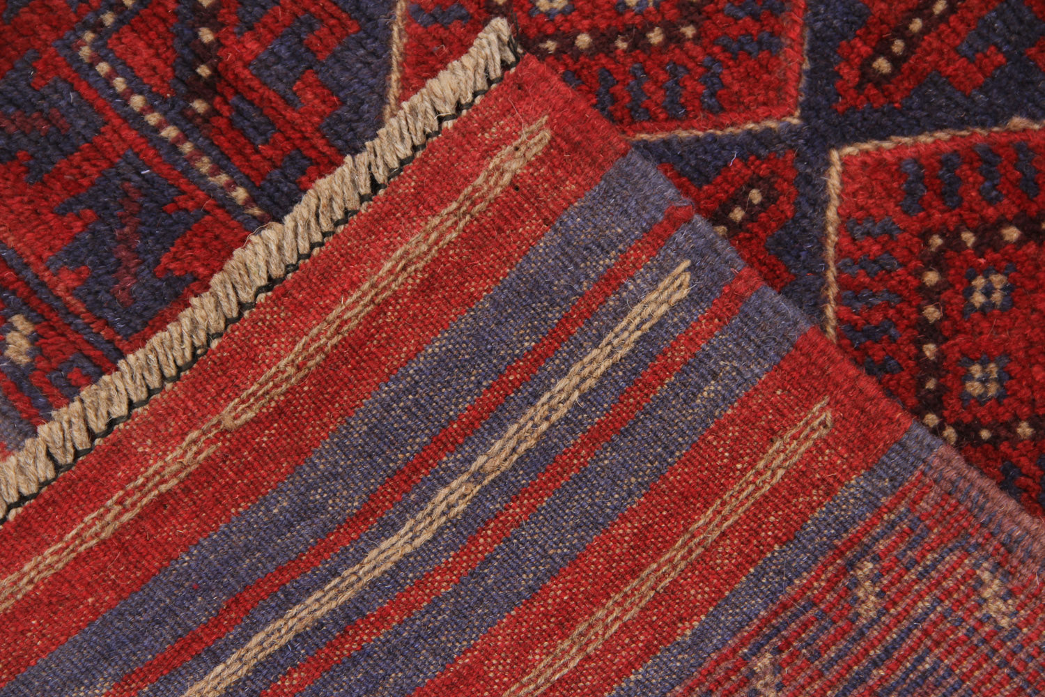 2' 6" x 10' Multy Handmade Mashwani Afghan Rug Runner