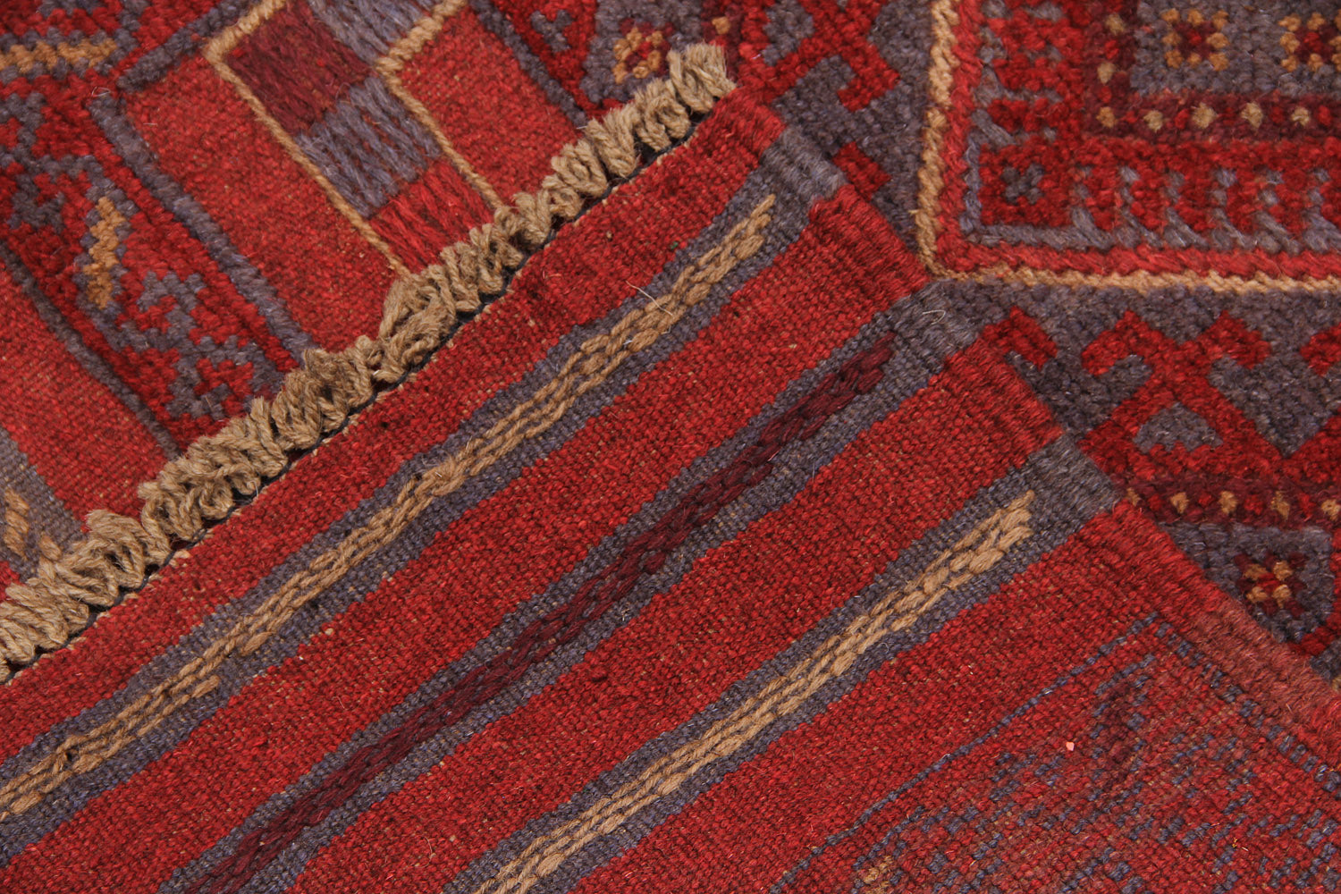 2' 6" x 8' Multy Handmade Mashwani Afghan Rug Runner