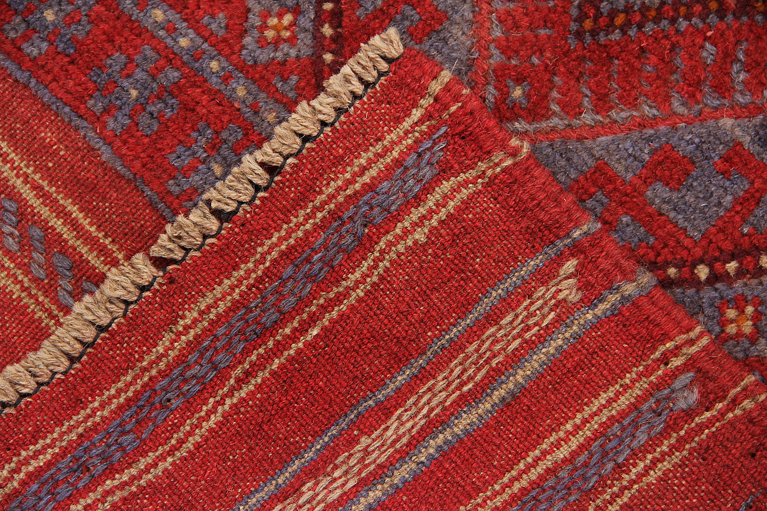 Multy Handmade Mashwani Afghan Rug Rectangular