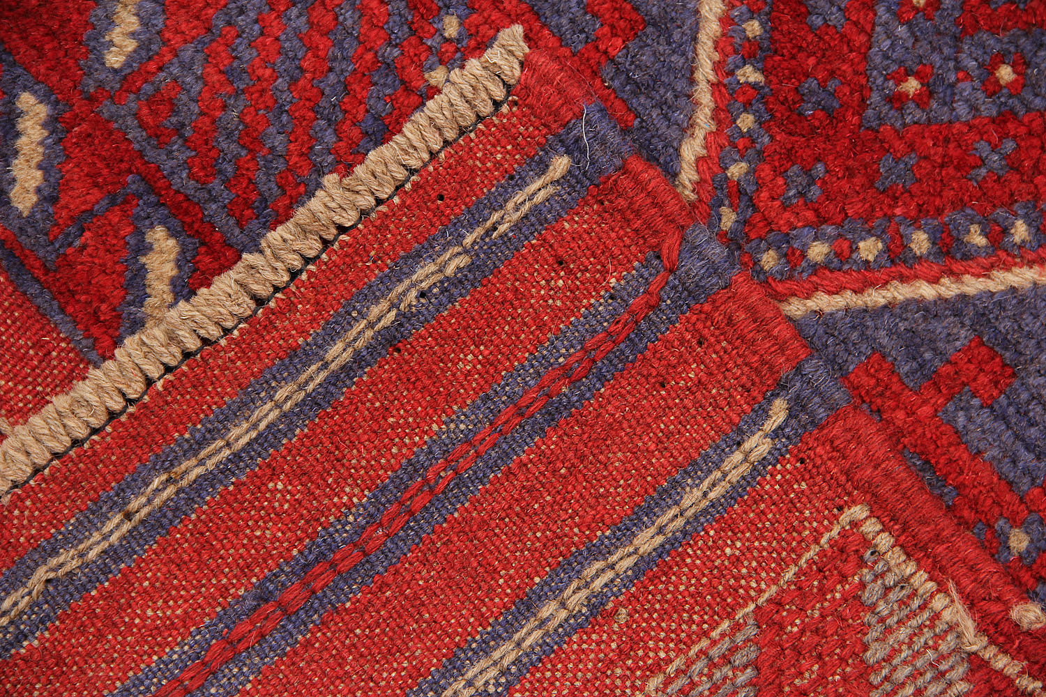 Multy Handmade Mashwani Afghan Rug Rectangular