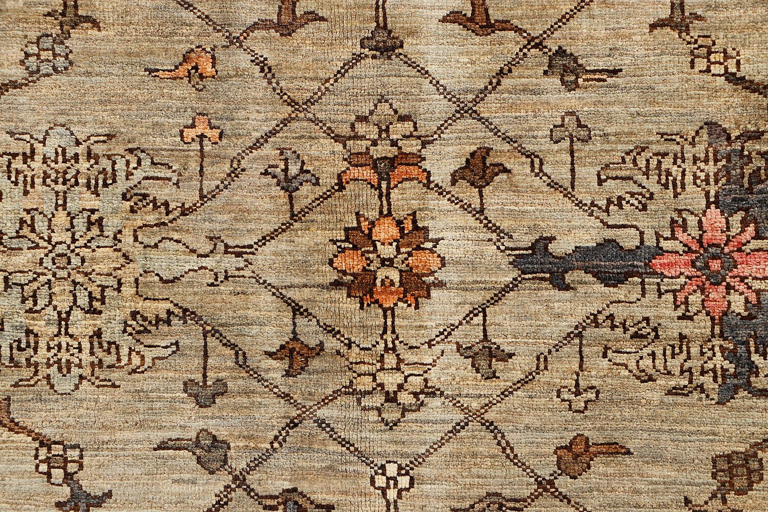 Sultani Persian Hand Knotted Wool Rug Daar Cheeni