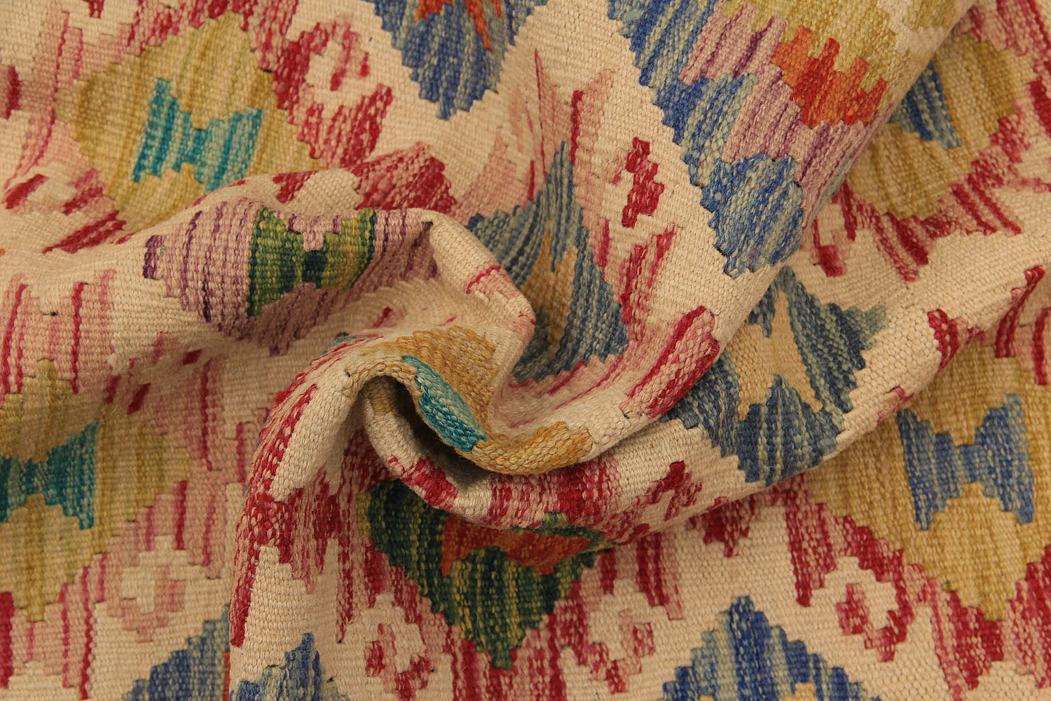 3' X 8' Multy Handmade Veggie Dye Kilim Rug Runner