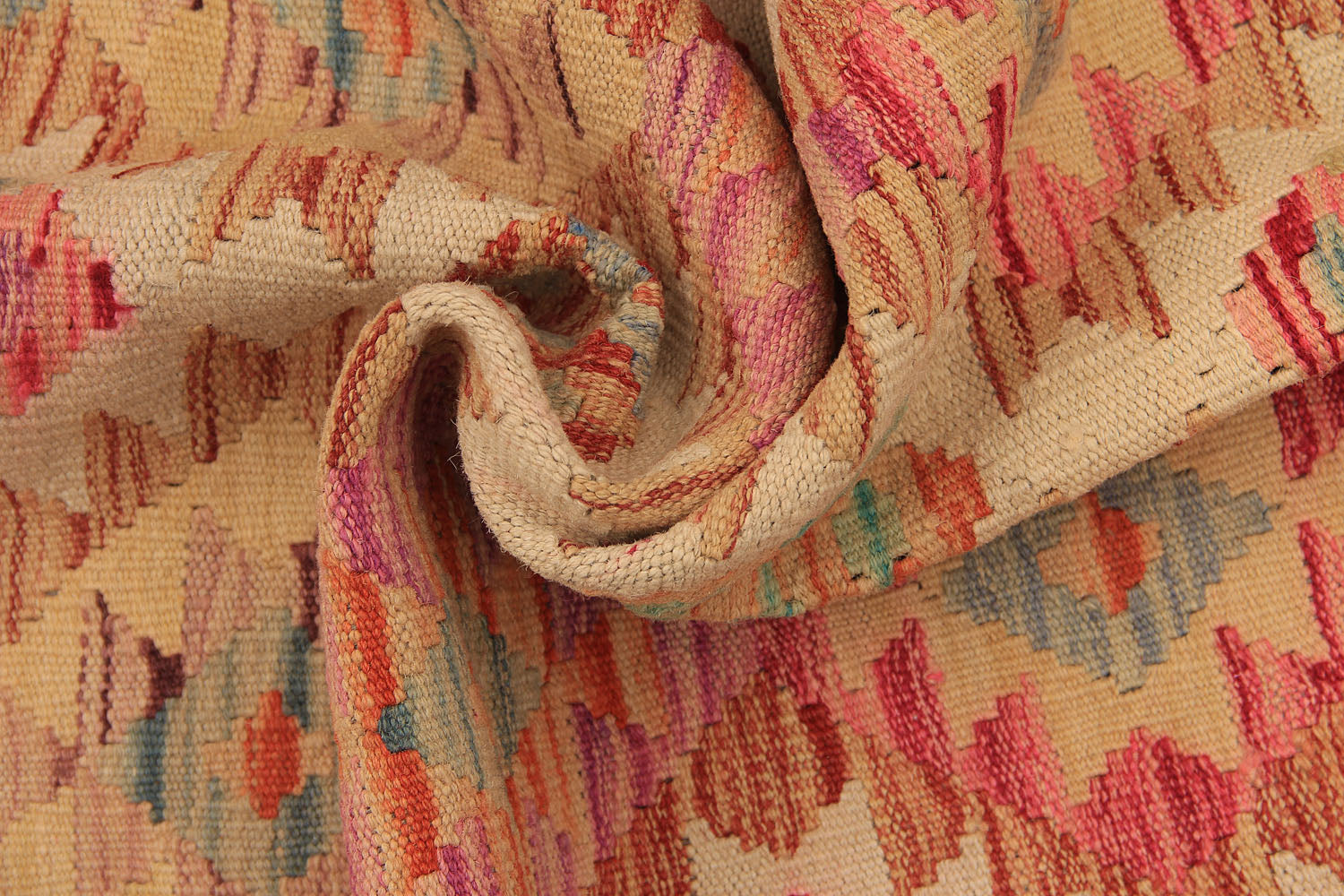3' X 8' Multy Handmade Veggie Dye Kilim Rug Runner