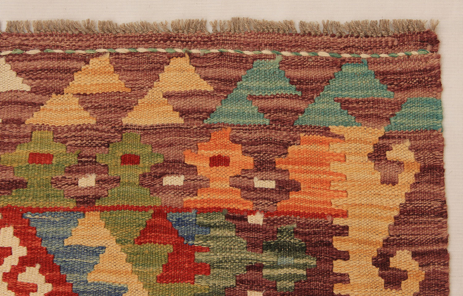 3' X 5' Multy Handmade Veggie Dye Kilim Rug Rectangular