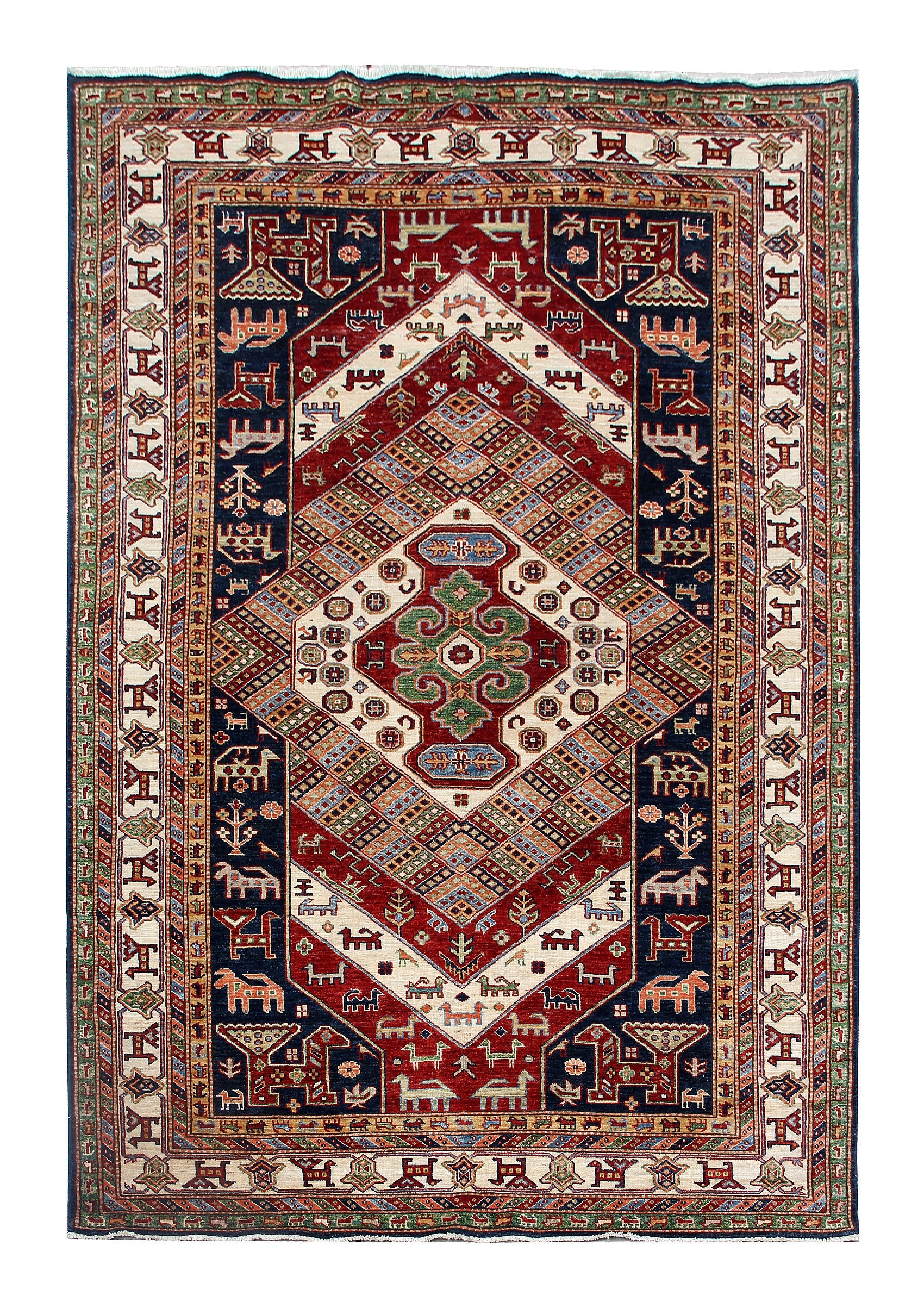 Handmade SUPREME KAZAK Rug