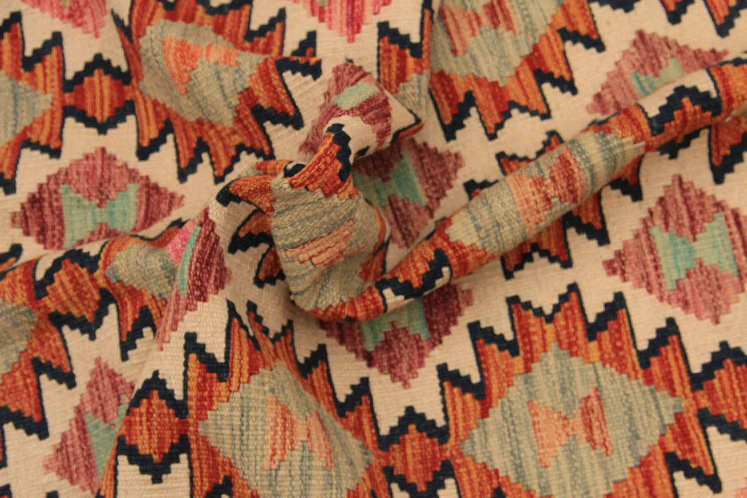 Multy Handmade Veggie Dye Kilim Rug Rectangular
