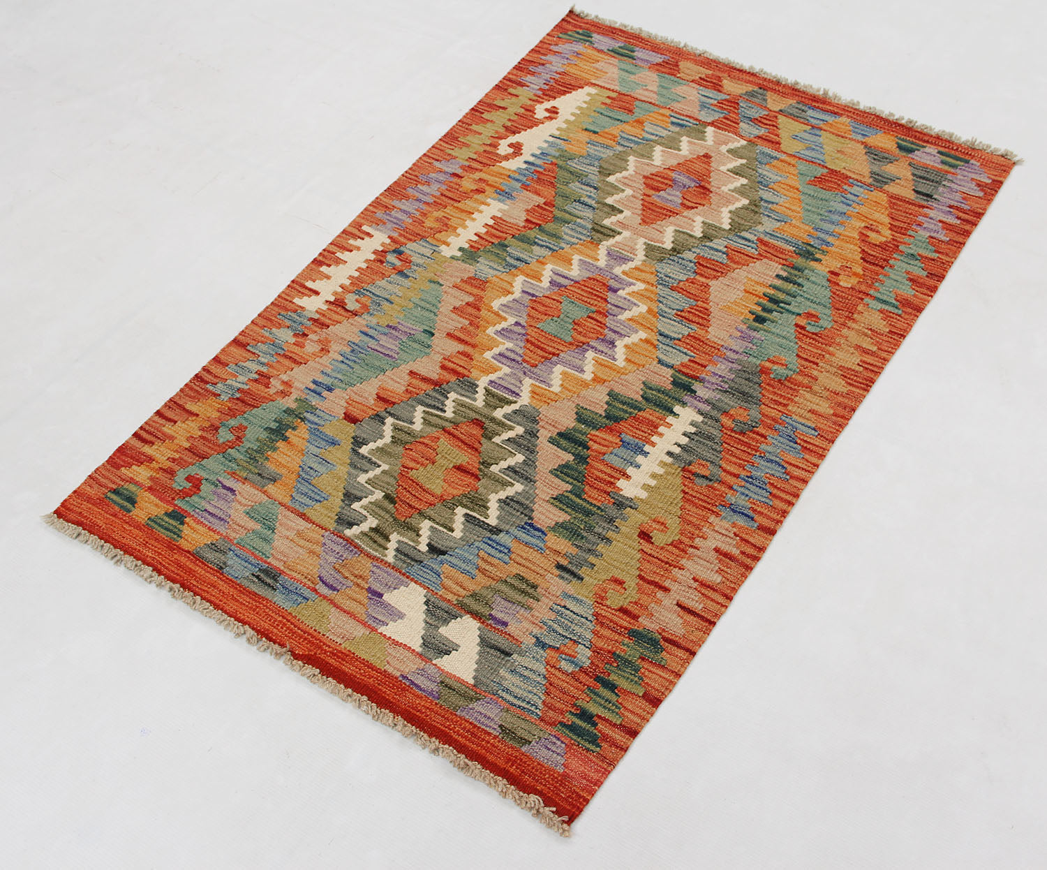 Handmade Veggie Dye Kilim Rug