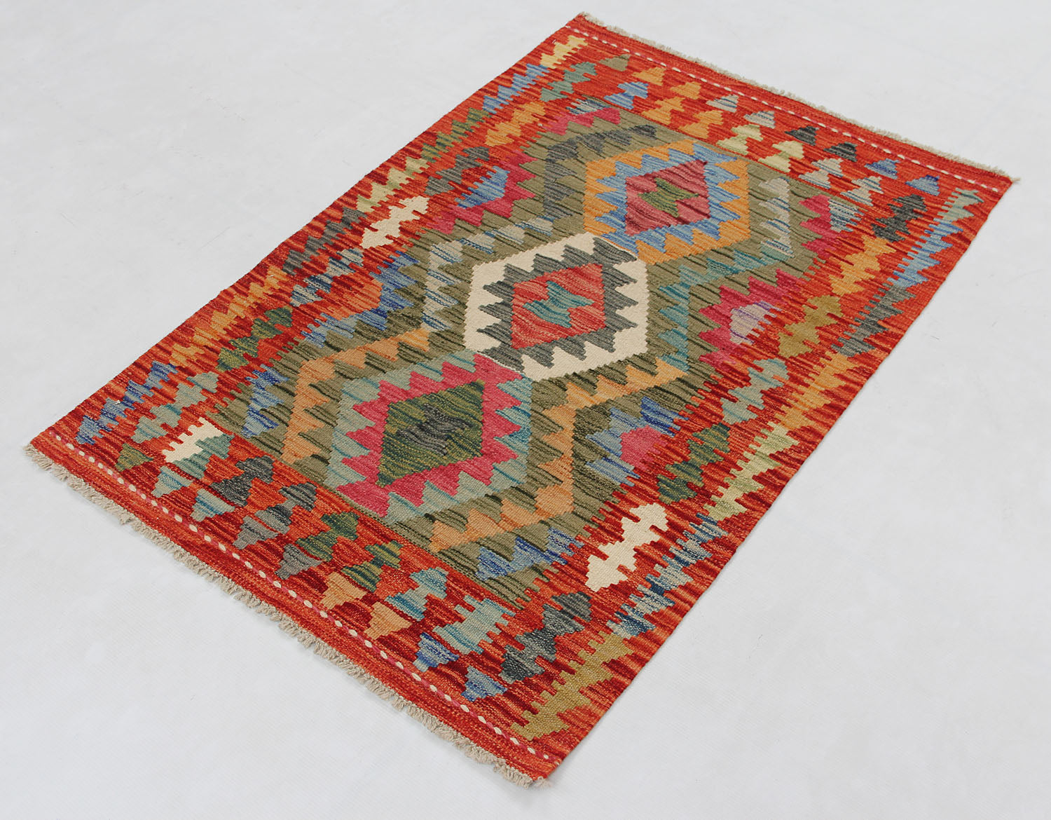 Handmade Veggie Dye Kilim Rug