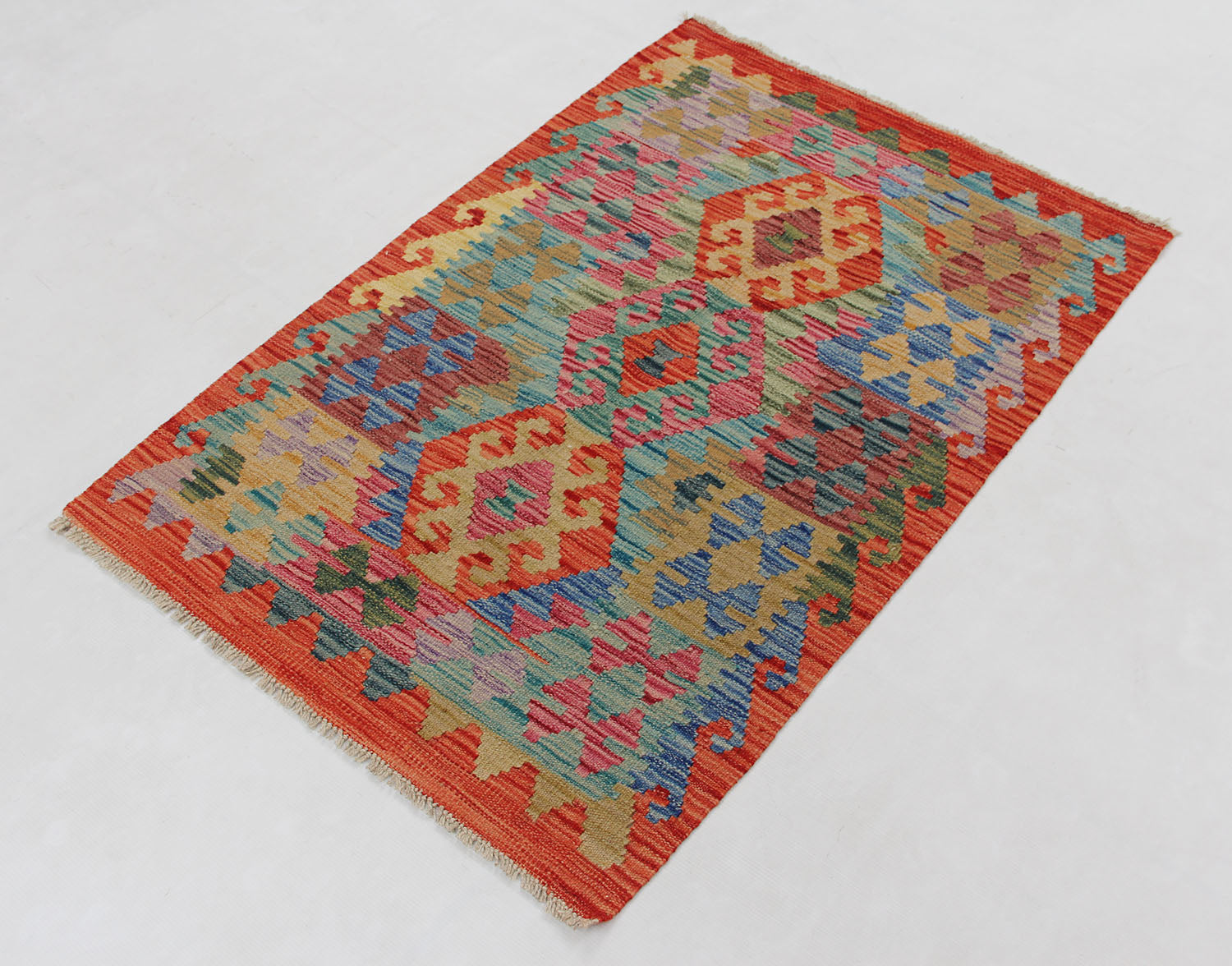 Handmade Veggie Dye Kilim Rug