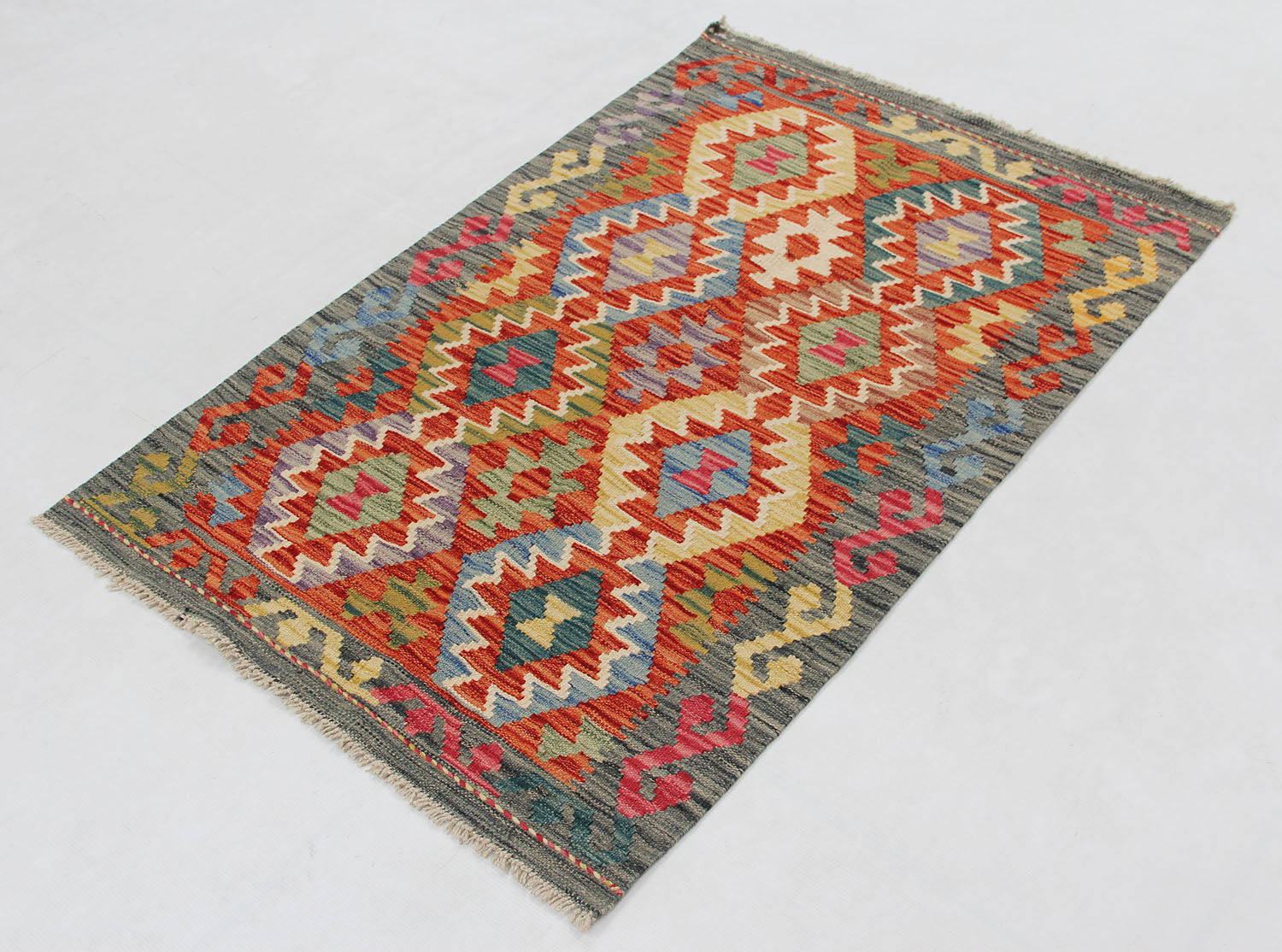 Handmade Veggie Dye Kilim Rug