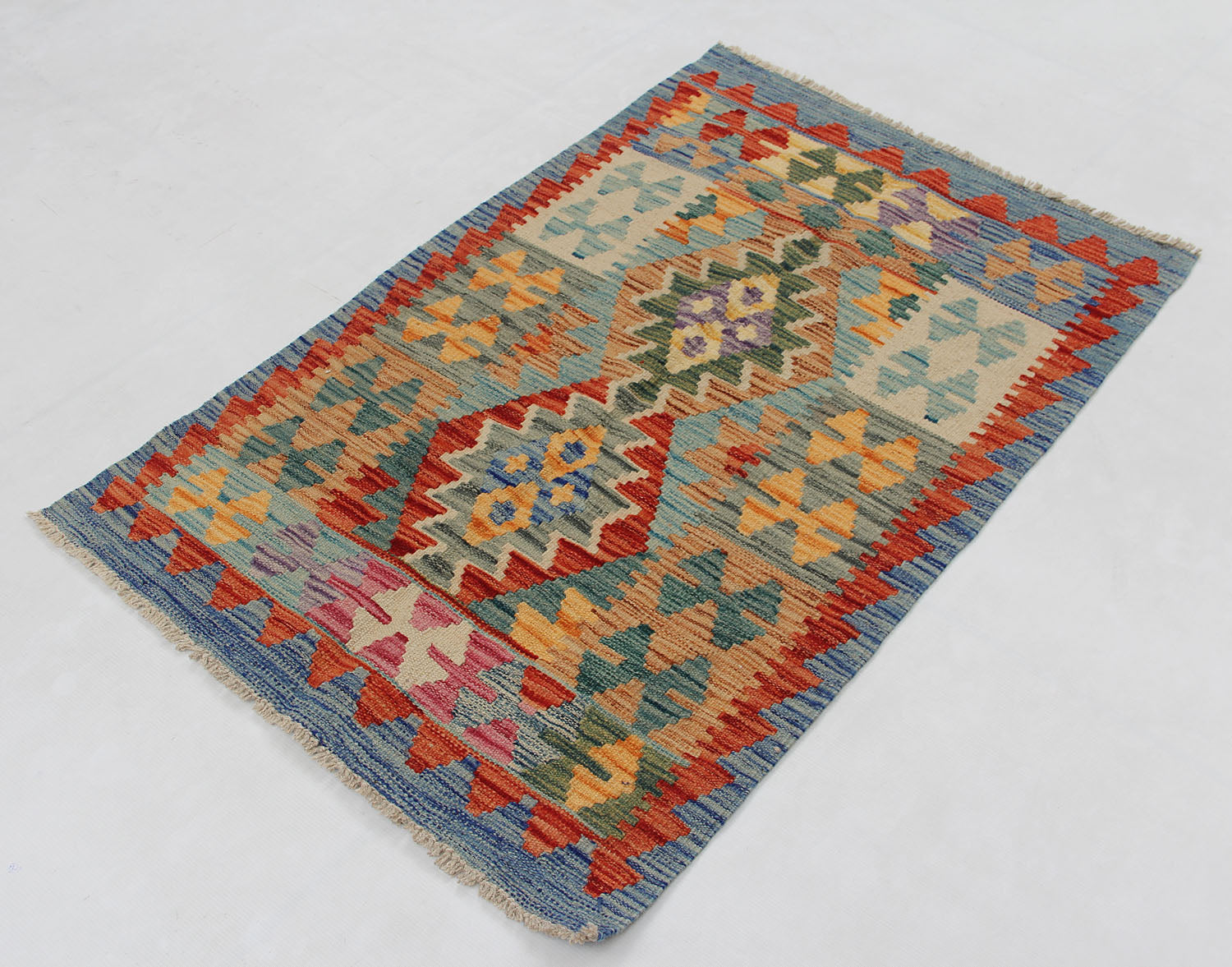 Handmade Veggie Dye Kilim Rug