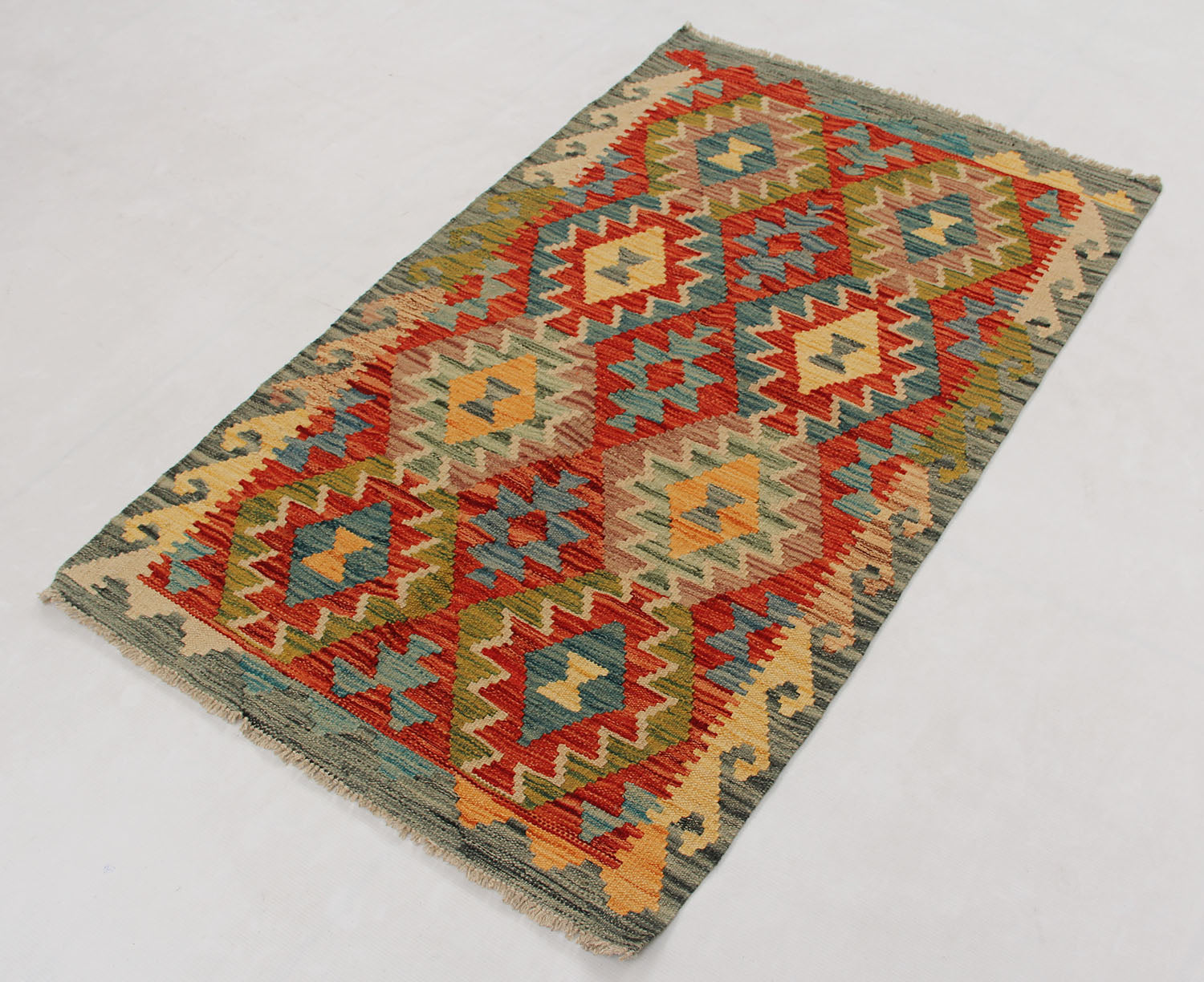 Handmade Veggie Dye Kilim Rug