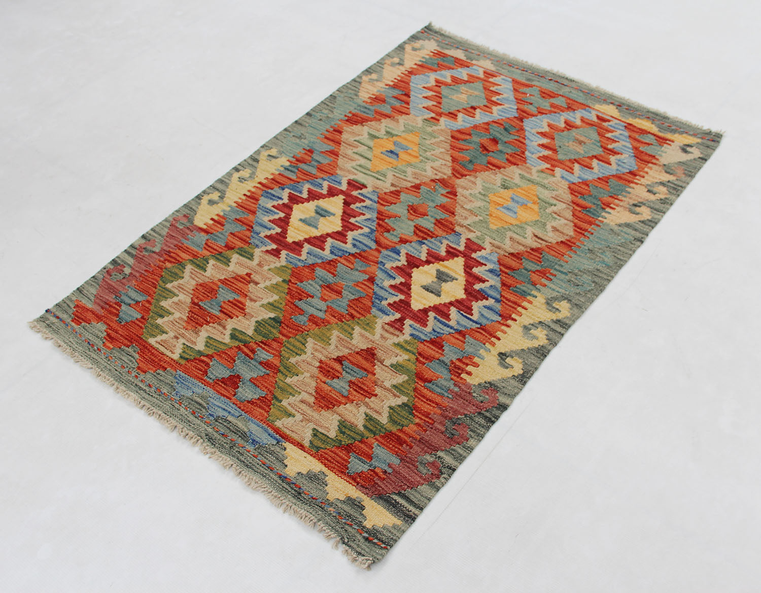 Handmade Veggie Dye Kilim Rug